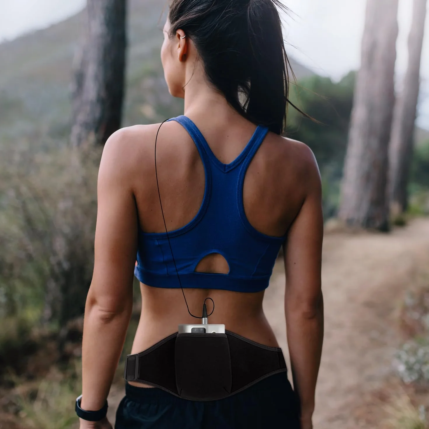 2 szt. Zestaw Paska Mikrofonu, Czarny Pasek Mikrofonu Instruktor Fitness Zestaw Mikrofonu z Regulowana Talia z Neoprenowym Paskiem Pochlaniajacym Pot Pokrowiec na Pasek Mikrofonu do Teatru