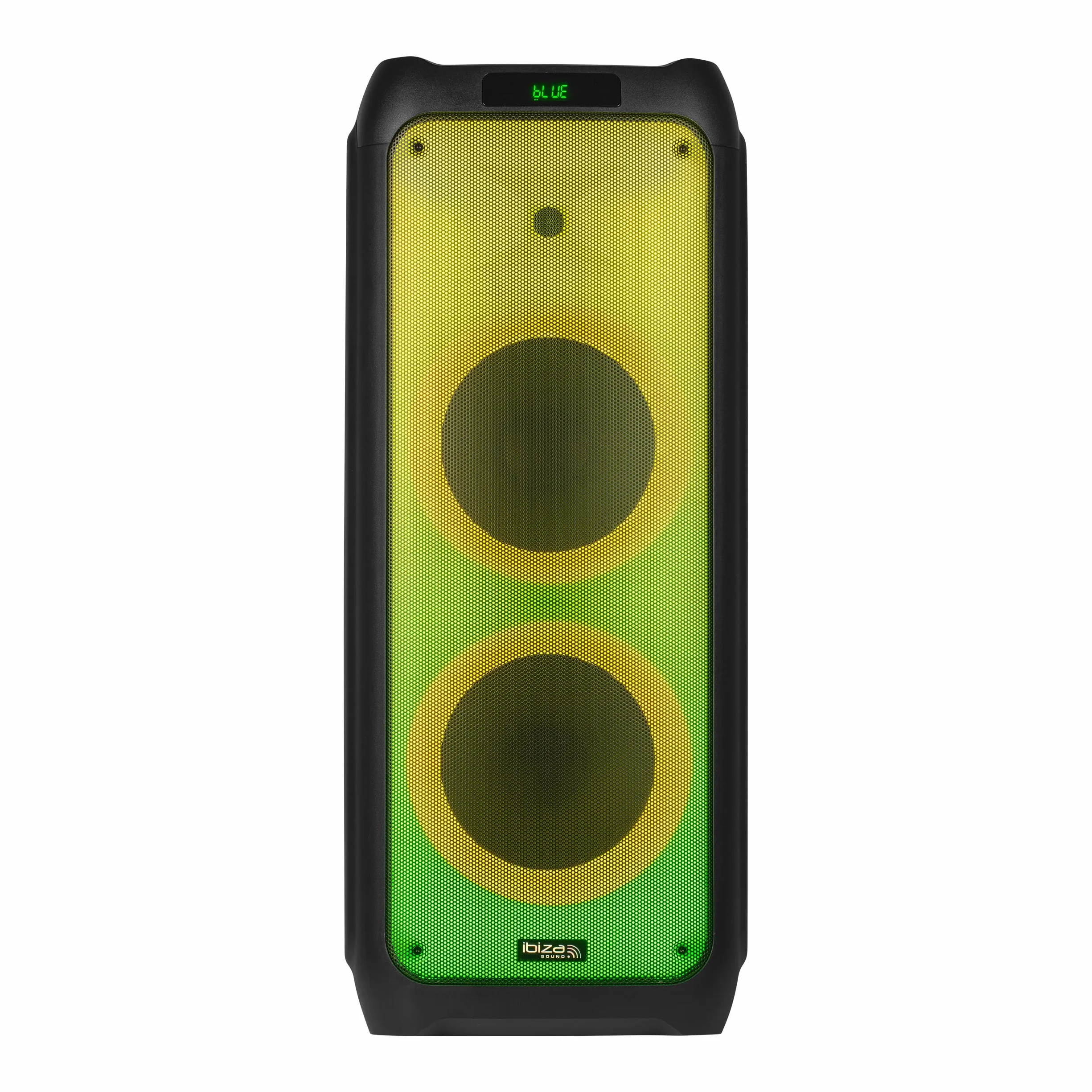 Ibiza WAVE10 System głośników 800W 2x10" Bluetooth USB microSD LED TWS Czarny