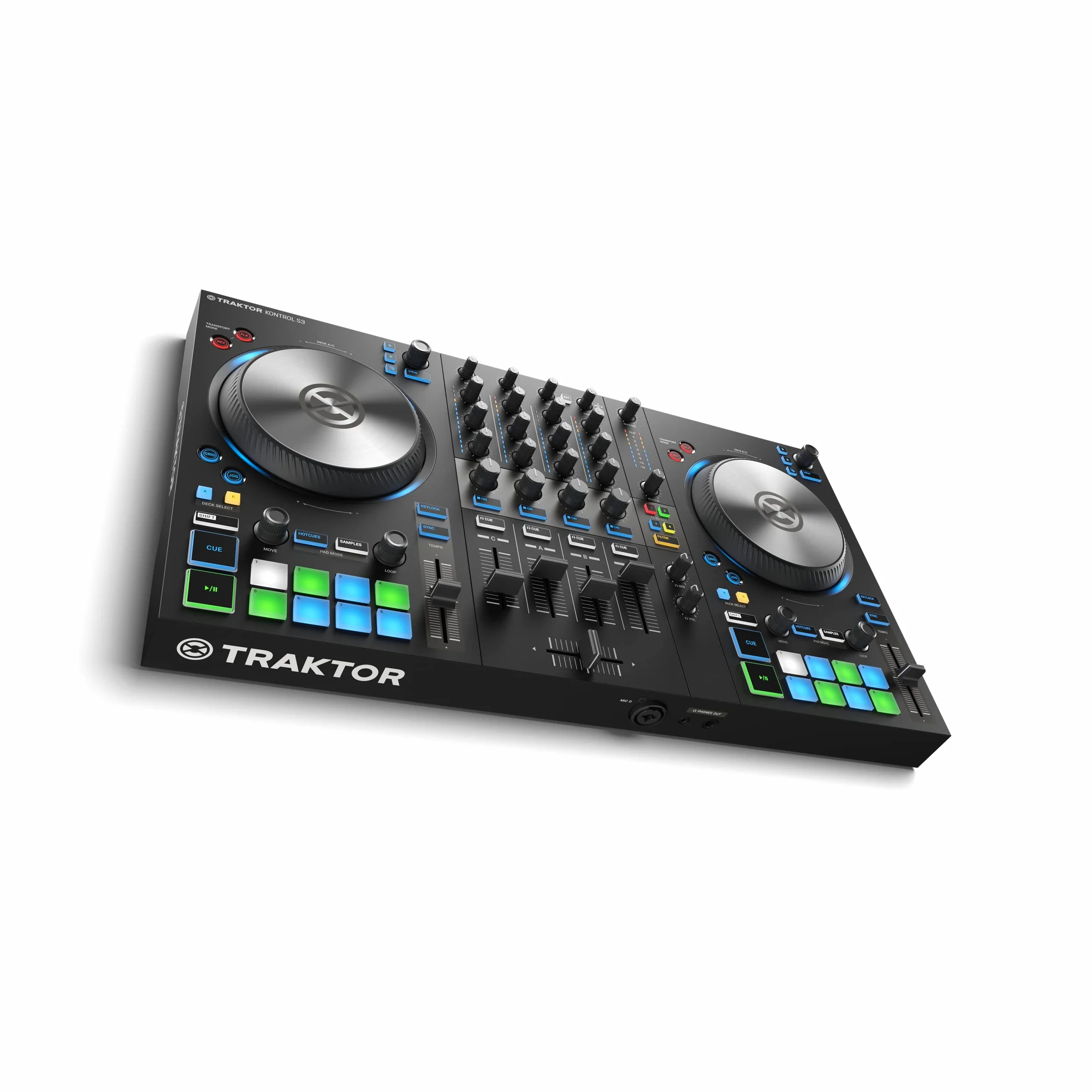 Native Instruments Traktor Kontrol S3 Mikser DJ Czarny 53,34 x 25,4 x 7,62 cm