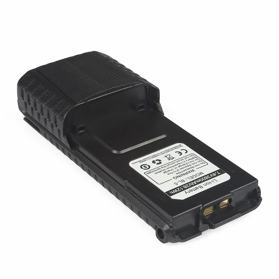 BaoFeng BL-5 3800 mAh przedłużony akumulator kompatybilny z BaoFeng UV-5R, UV-5RTP, UV-5RE, UV-5R PLUS, BF-F8HP, BF-F9, BF-F9 V2 HP dwukierunkowe radio Walkie Talkie