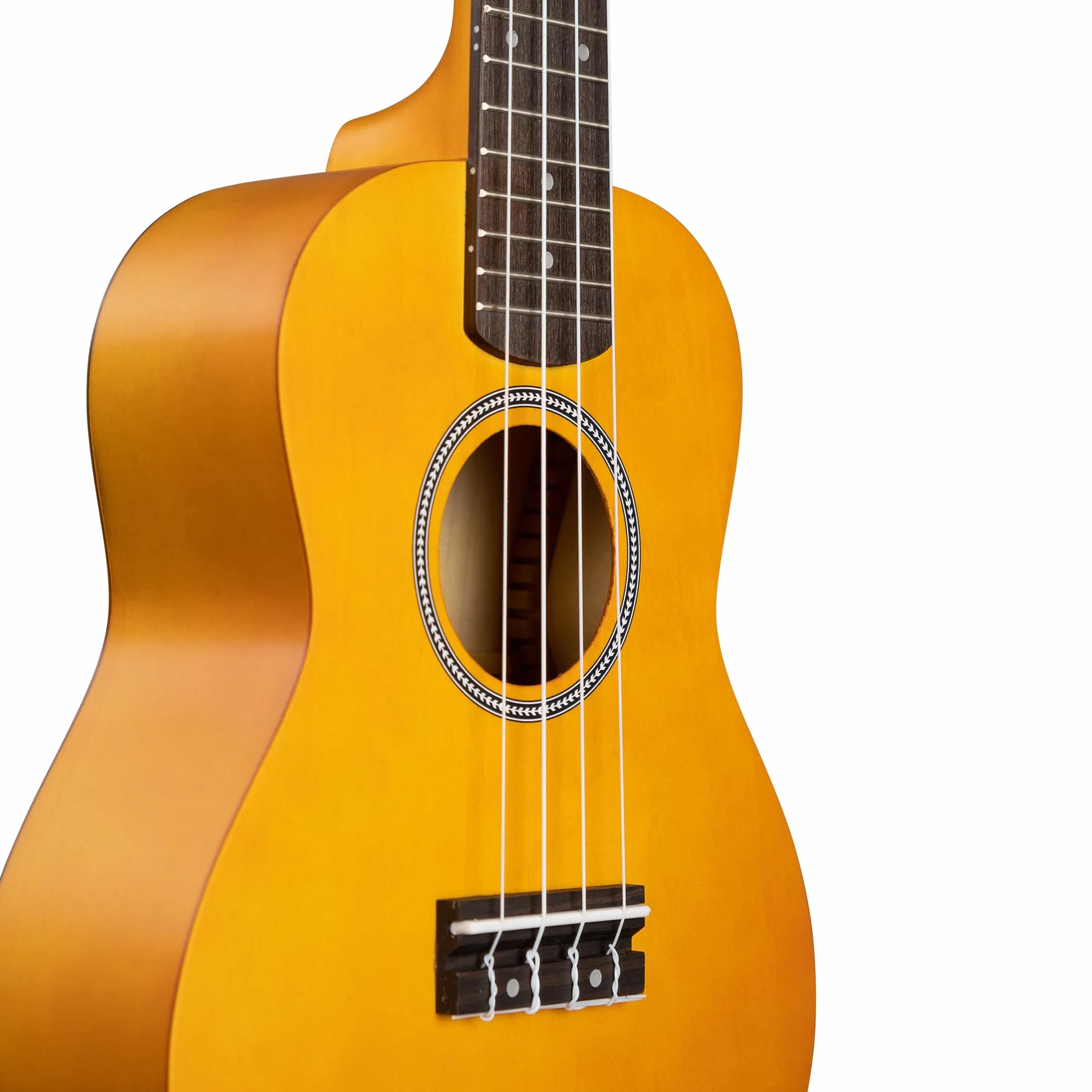 Concert Ukulele Linden Yellow (w zestawie torba, 3 i)