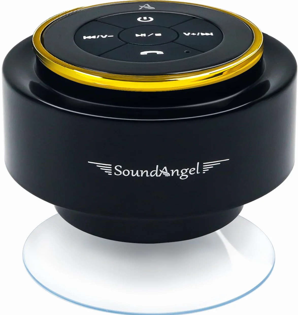 XLEADER Ulepszony głośnik prysznicowy, certyfikowany wodoodporny głośnik Bluetooth IPX7 z przyssawką i klipsem haczykowym, wbudowany mikrofon, kryształowy dźwięk i bogaty bas, czas odtwarzania do 12