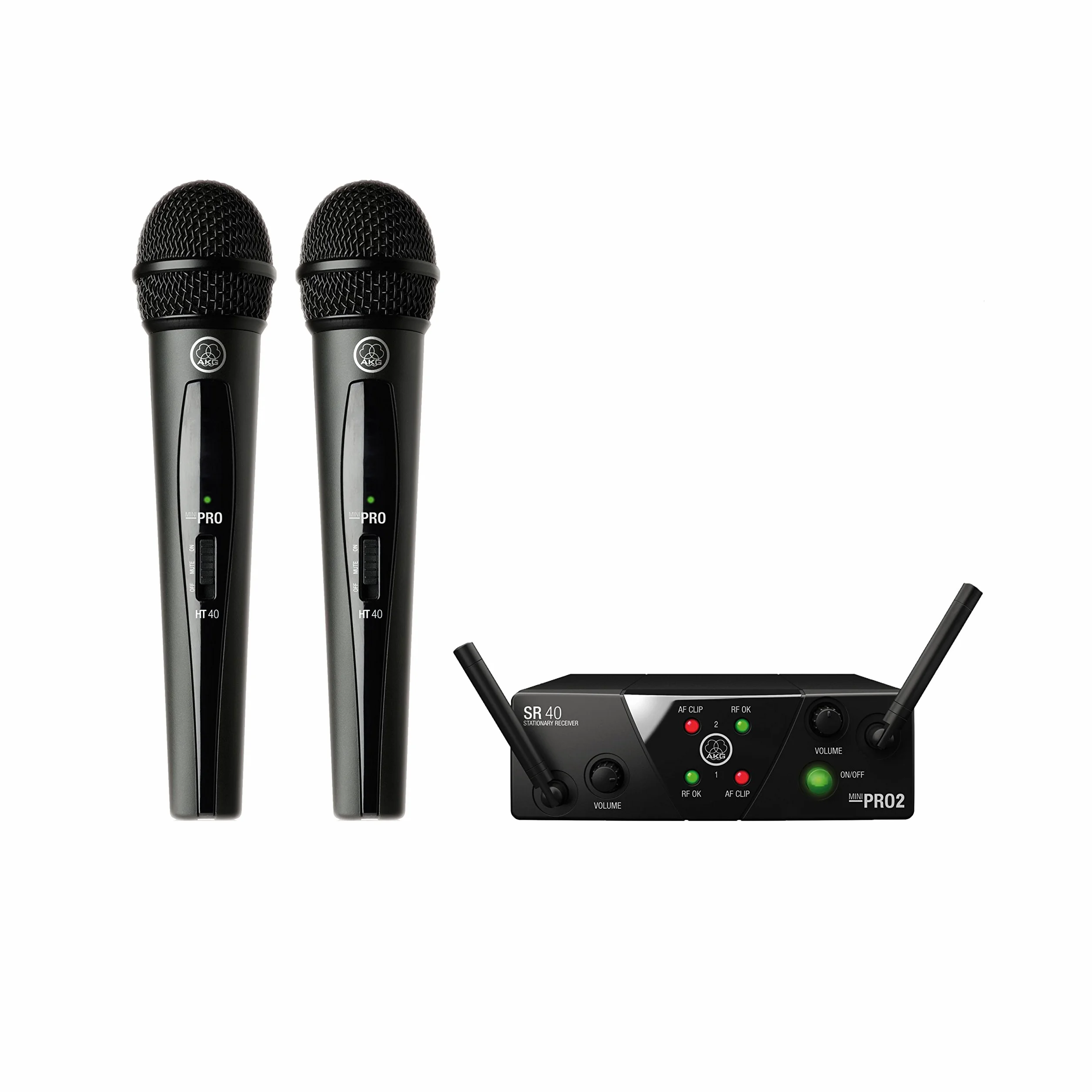AKG WMS 40 Mini2 Dual Vocal Set, ISM2 & ISM3 - Bezprzewodowy system bliźniaczy