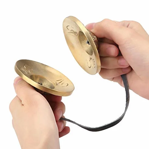 Tybetański dzwonek medytacyjny, instrument perkusyjny, buddyjski, gliniany, wykonany z mosiądzu, ręcznie rzeźbiony, medytacja tybetańska, 6,5 cm (#3)