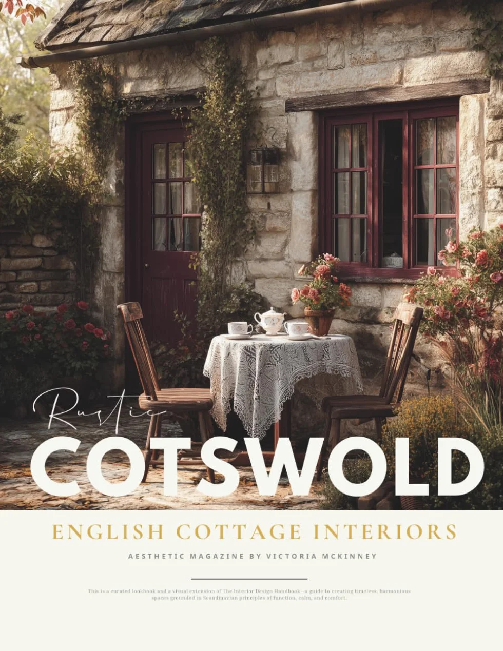 Cotswold English Cottage Interior Design Magazine: British Home Inspiration & Rustic Decor Ideas with Stone Cottages, Granny Chic Touches, and Victorian Charm from the Cotswolds