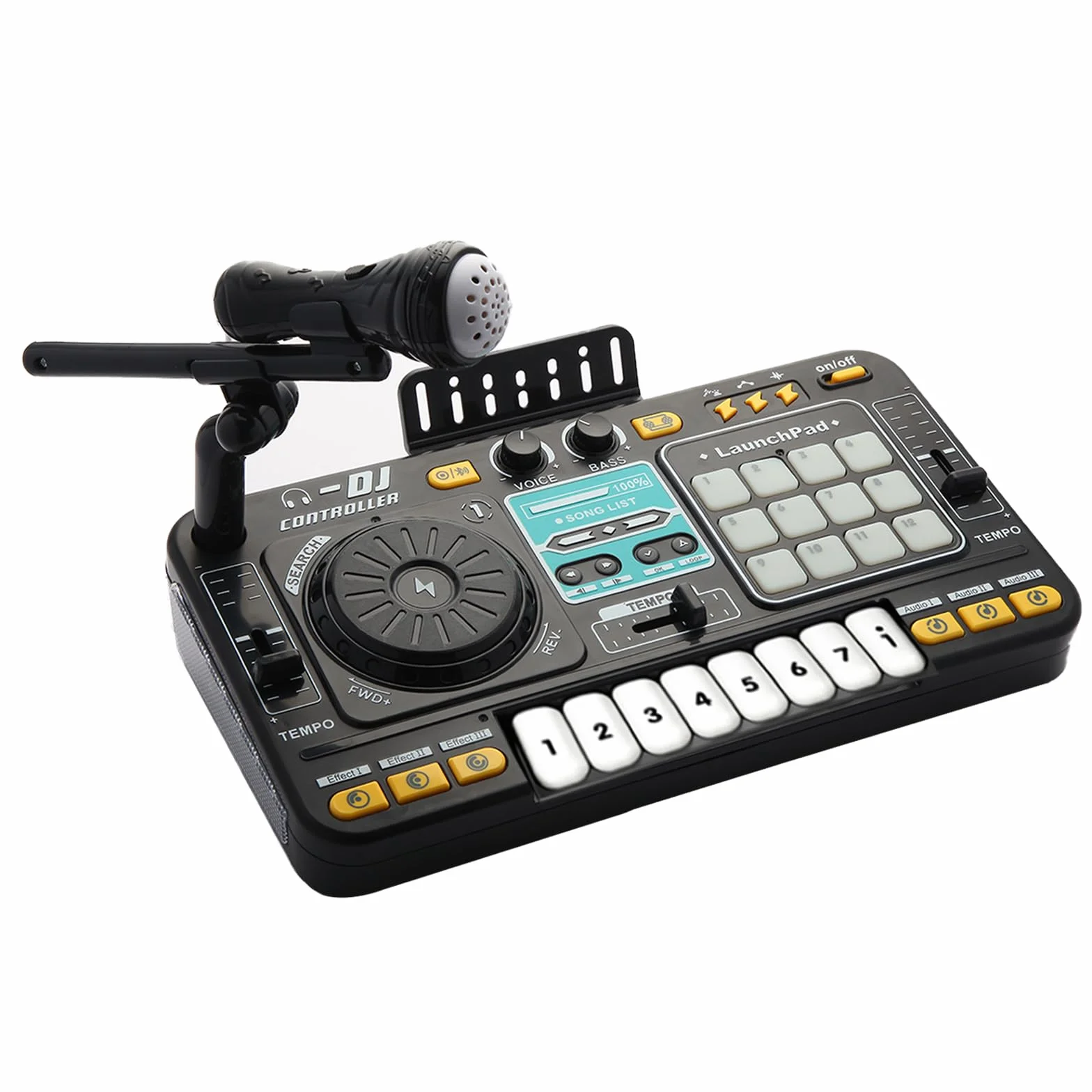 Mikser DJ dla dzieci z odtwarzaczem płyt i Bluetooth
