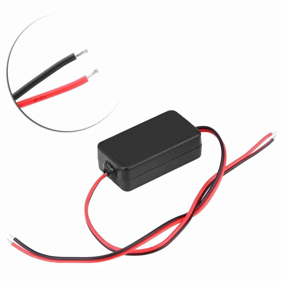 DEWIN filtr kamery cofania, 12 V DC, przekaźnik mocy, filtr kondensatora, prostownik
