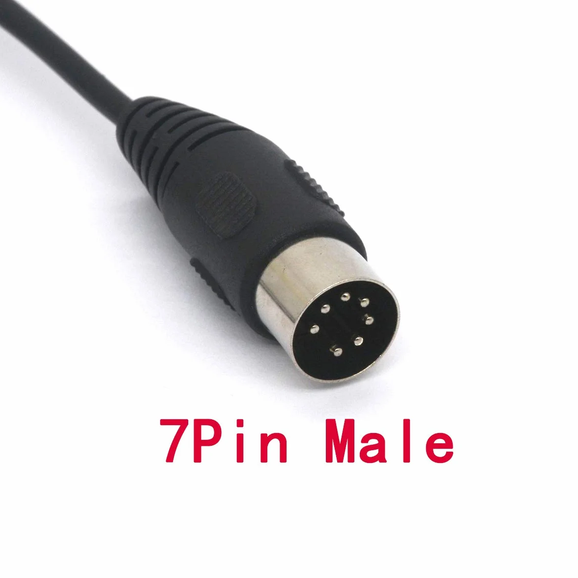 7-pinowy kabel DIN, męski na 3,5 mm 1/8" męski adapter audio kabel do Bang & Olufsen B&O, Naim, Quad systemy stereo (1,5 metra)