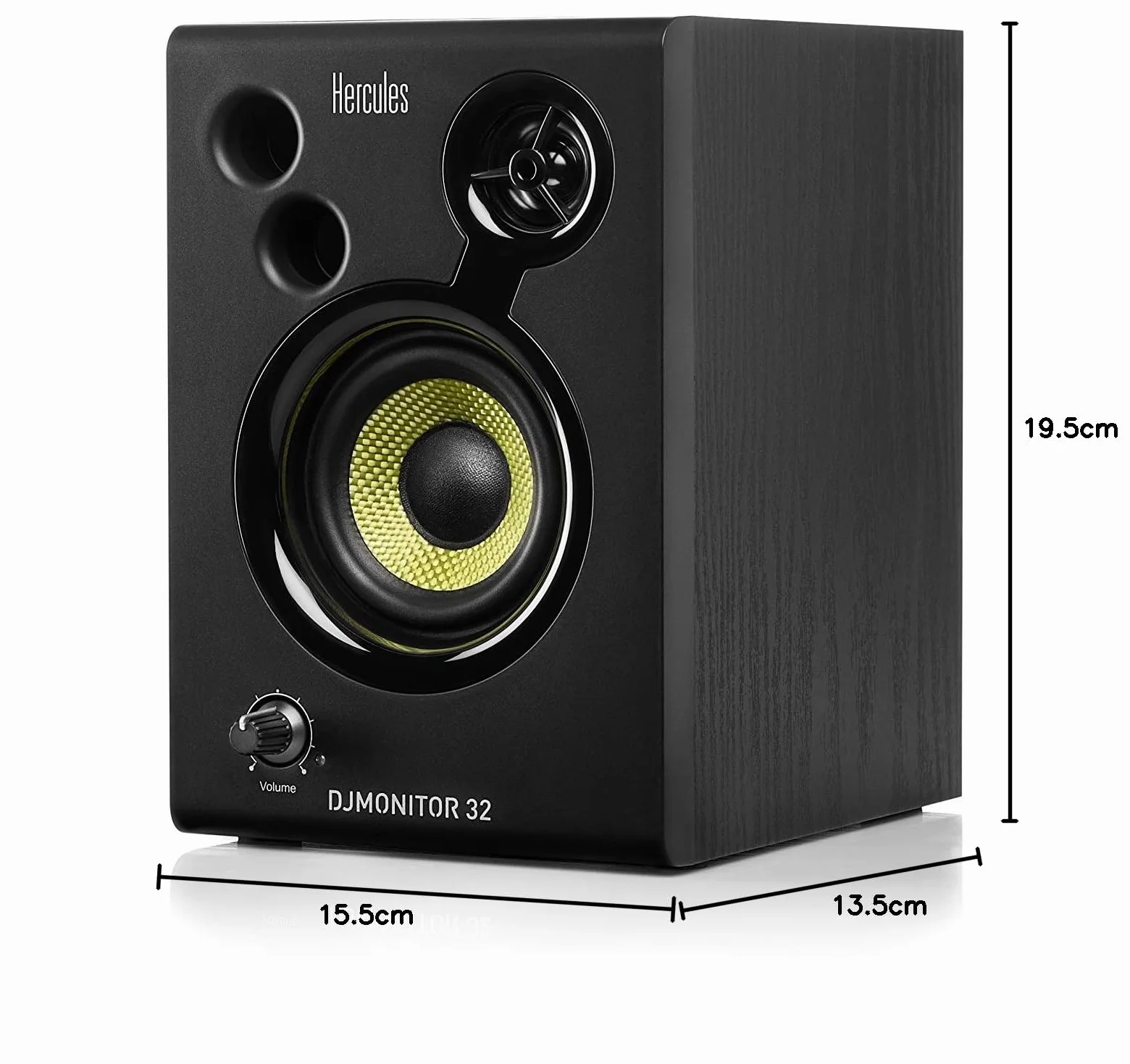 Hercules DJMonitor 32 – Kompaktowe 2-drożne aktywne monitory DJ z głośnikami 3,5” do studia i DJ-a