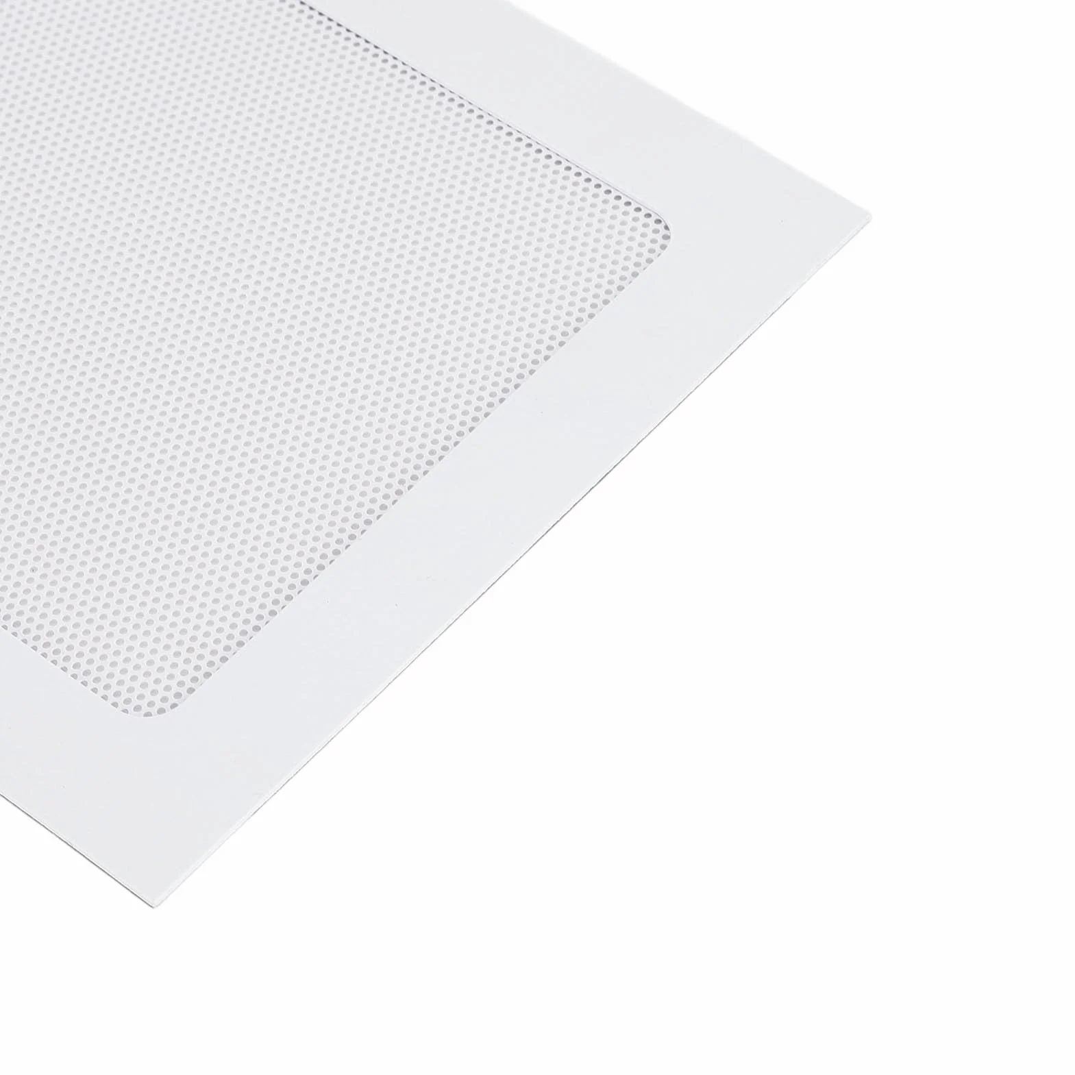 2 szt. PC Grill Siatkowy z ramką magnetyczną Pasek Wentylator Chłodnicy Komputera Filtr Przeciwpyłowy do Obudowy Komputera PC Osłona Przeciwpyłowa z Drobnej Siatki PVC (WHITE)