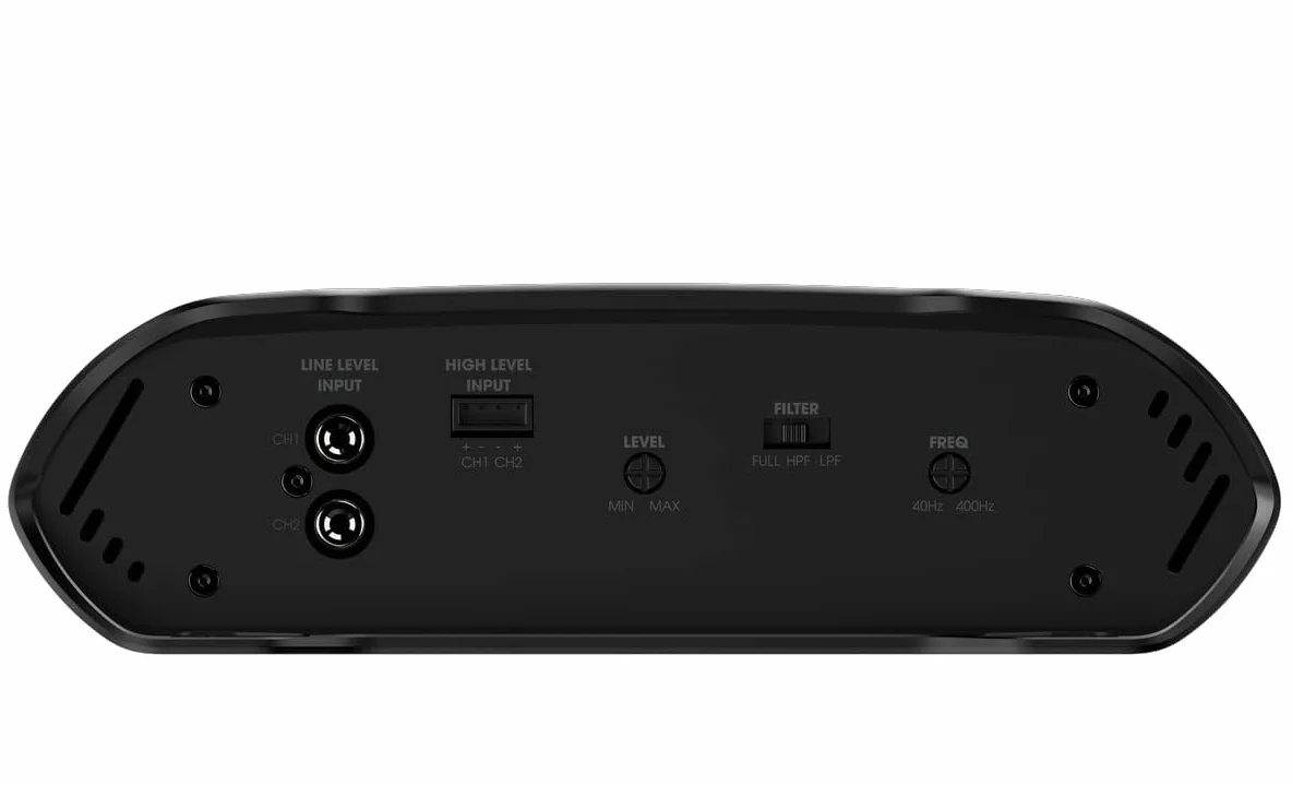 JBL Koncert A652 2-kanałowy wzmacniacz samochodowy klasy AB - wzmacniacz mocy samochodu z 2 x 65 W RMS - 2 lub 1 kanał: 500 W szczyt dla 2 głośników samochodowych lub 1 subwoofera z 170 W RMS