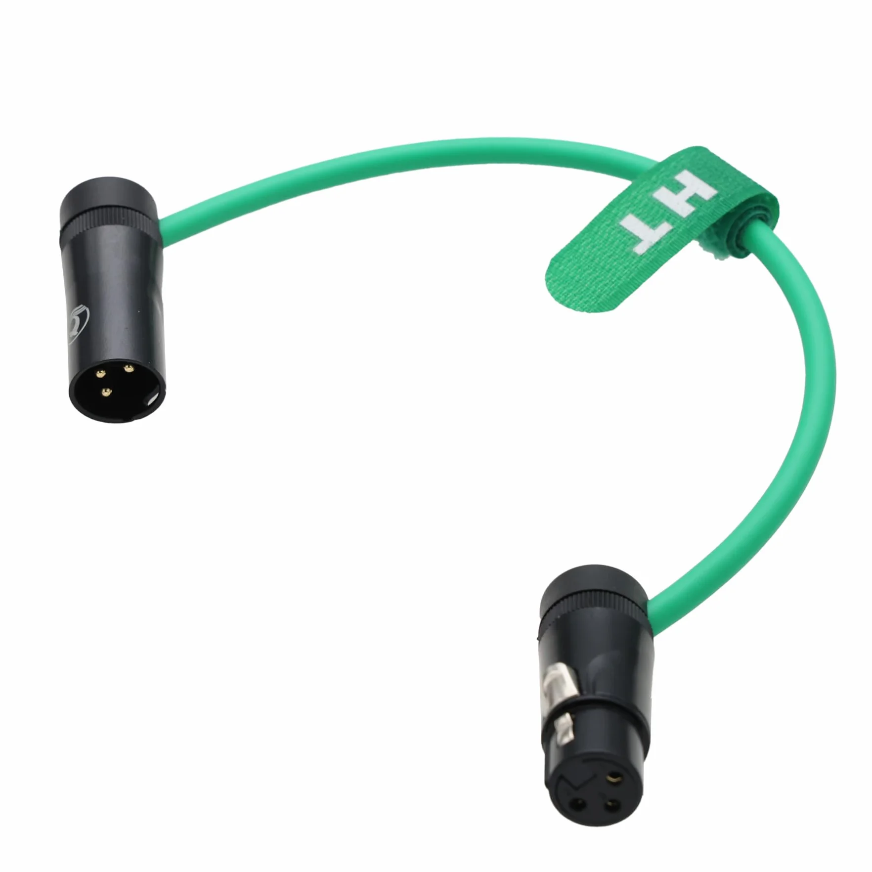 HangTon Kabel audio do rejestratora, mikserów, mikrofonów, głośników urządzeń dźwiękowych Mixpre 10 II Zoom F8n Zaxcom Sony Canon Camera, wtyczka XLR 3-pinowa na gniazdo, niskoprofilowy prostokątny