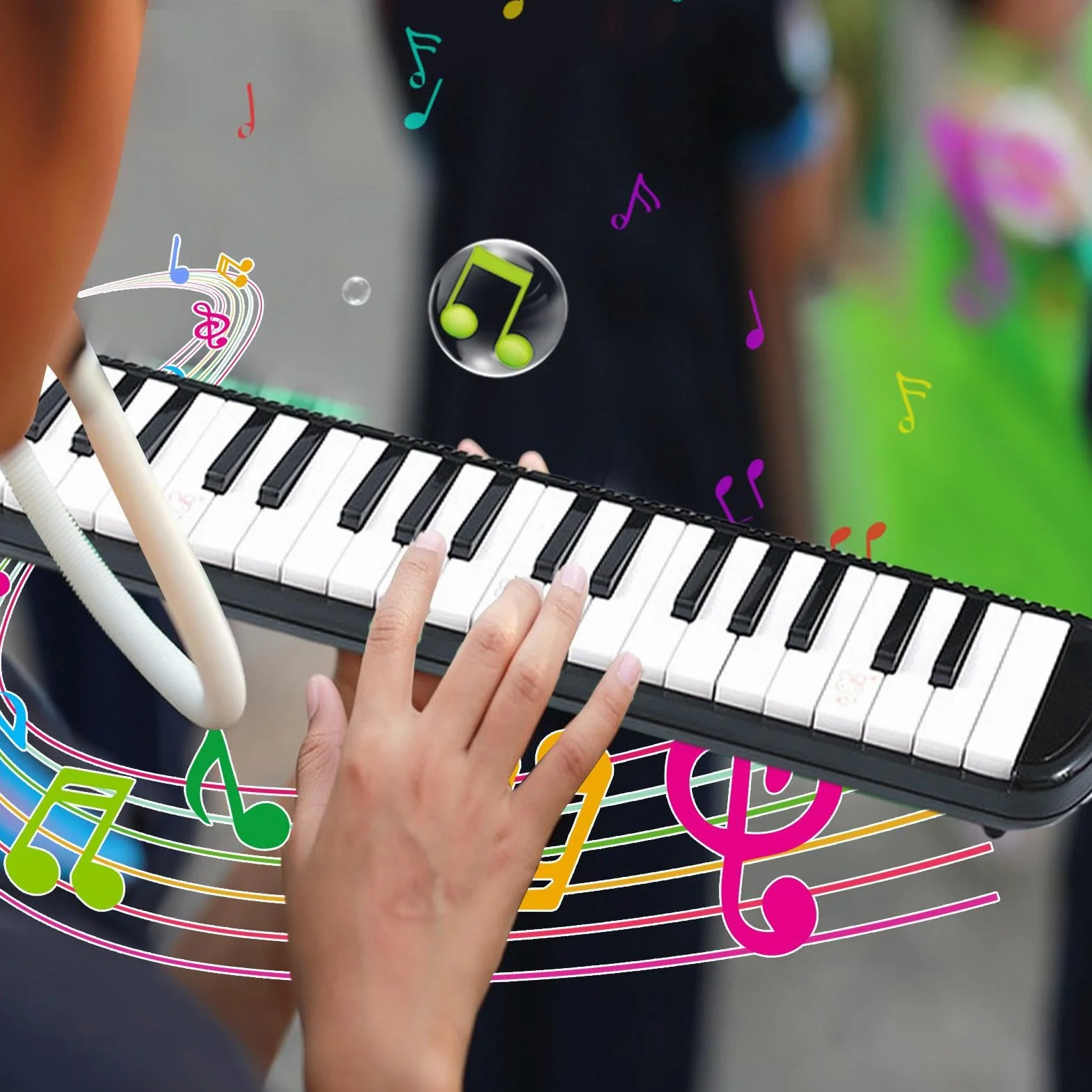 Melodica 32-klawiszowa Air Keyboard Piano z torbą do przenoszenia