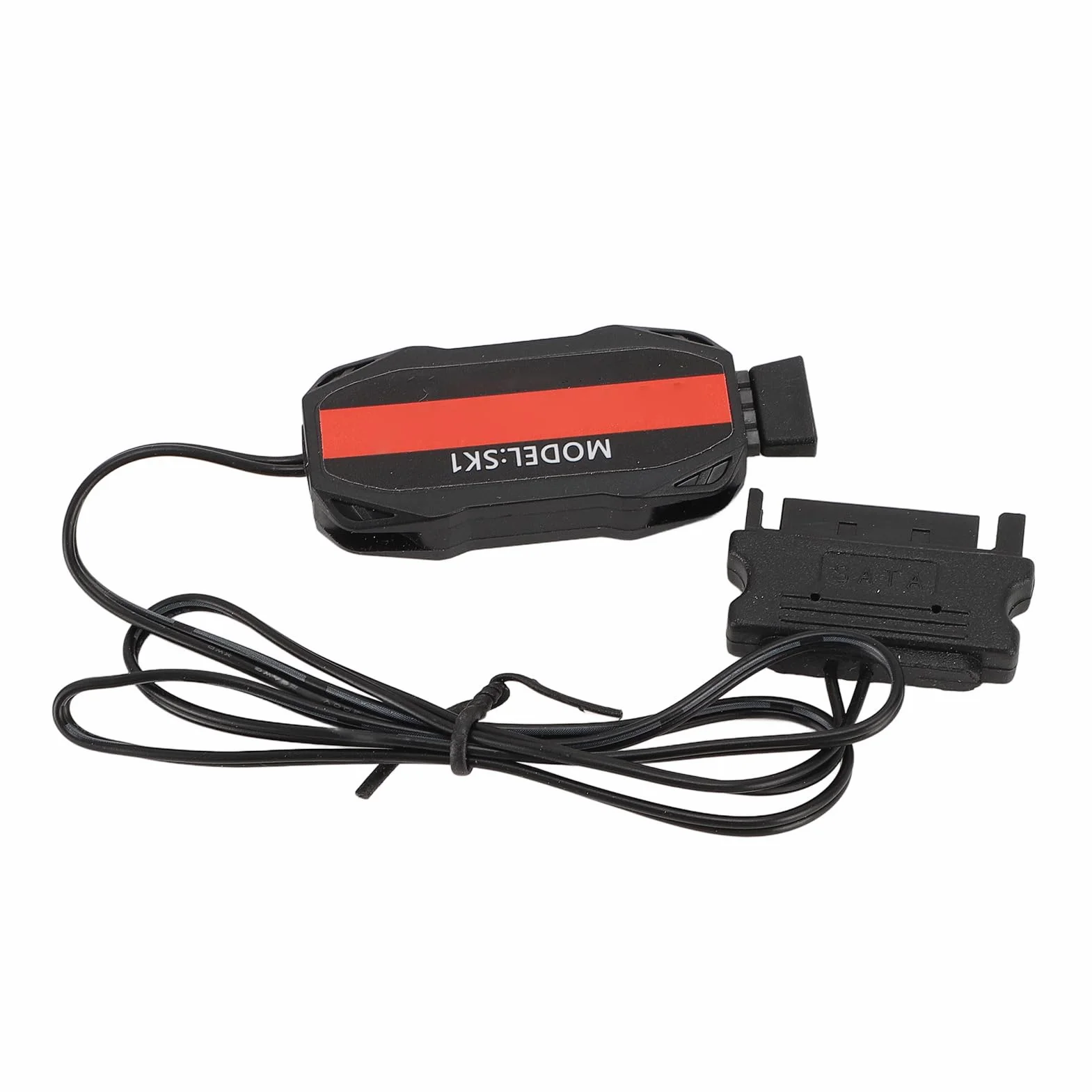 Kontroler Wentylatora Serial ATA Power RGB, Zestaw Kontrolera Wentylatora ARGB PC, 21 Klawiszy do 3-pinowej Taśmy LED LED 5 V, Pilot, Drut Miedziany, Chowana Konstrukcja,