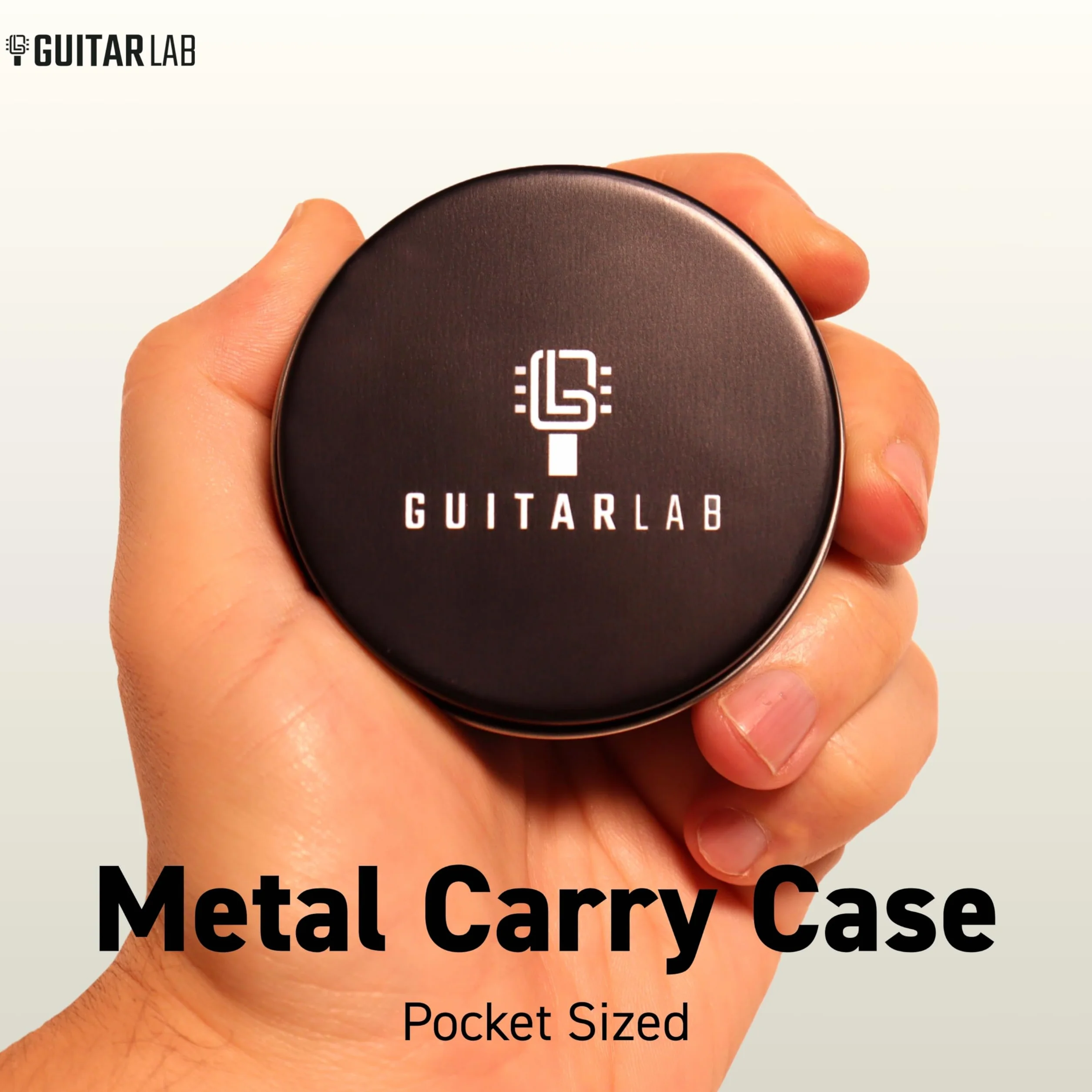 Puszka na kostki do gitary, prezent, od Guitar Lab, akcesoria do gitary, plektron celuloidowy do gitary elektrycznej, akustycznej, basowej lub ukulele, 18 szt. 0,46 mm, 0,71 mm i 0,96 mm