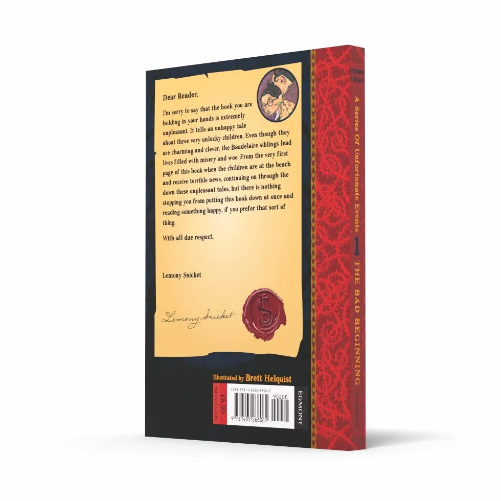 The Bad Beginning: the very 1st book in Lemony Snicket’s classic children’s mystery series: 1