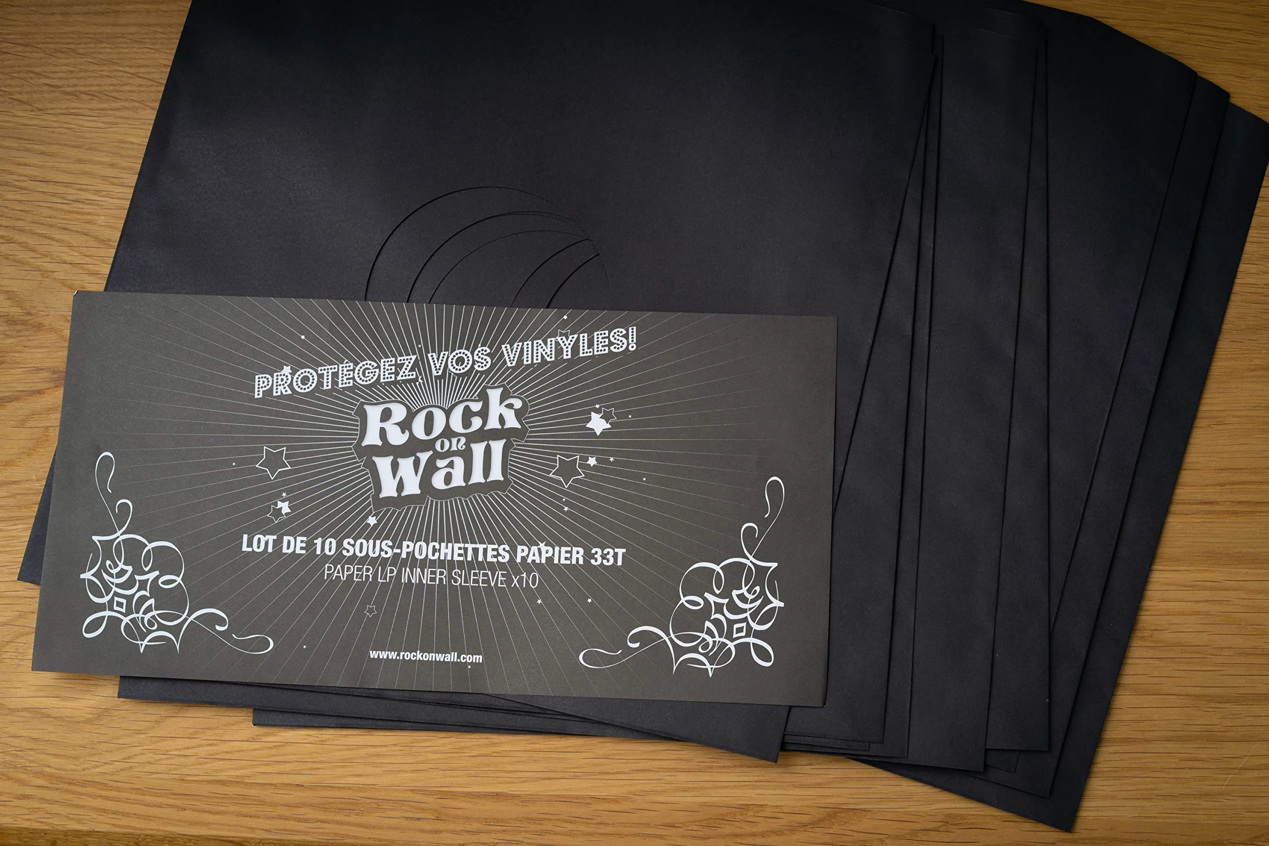 Rock on Wall Ładownica papierowa 33T, czarna, 10 sztuk