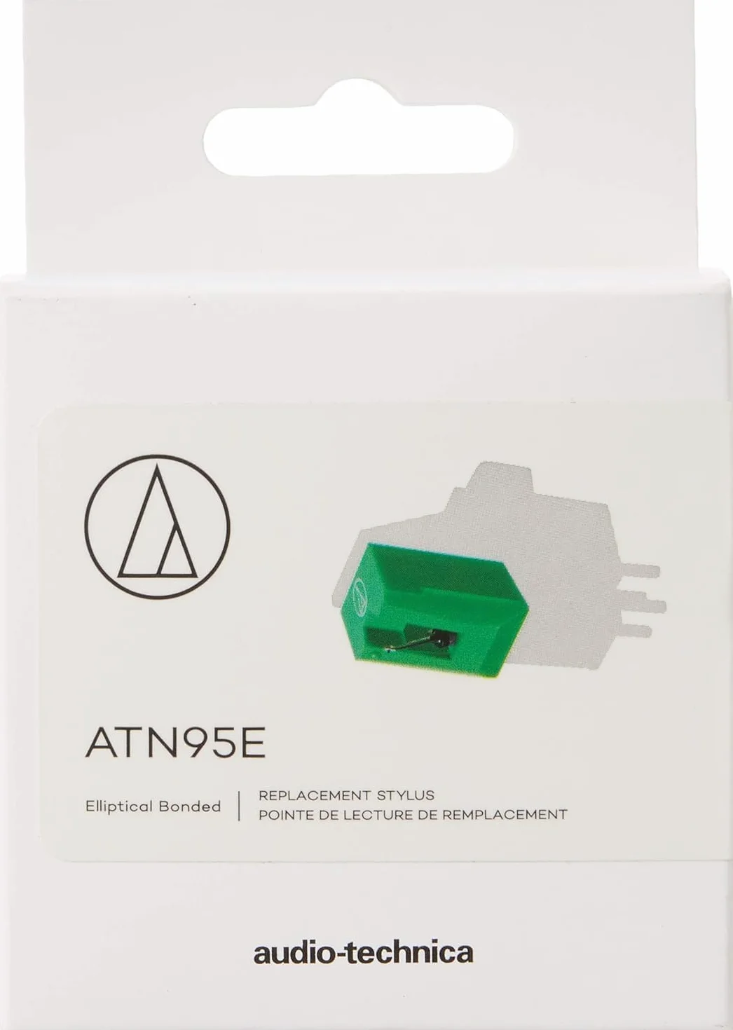 Audio Technica ATN95E Elliptical Stylus (Replacement Stylus for Phono Cartridge AT95E) (Green)