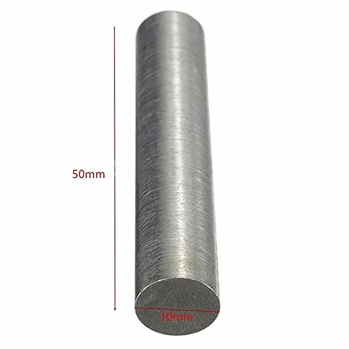 Pręt wolframowy 50mm o wysokiej czystości 99.95% metalowy pręt wolframowy okrągły pręt wolframowy do instrumentów i form akcesoria do elektronarzędzi 1 szt.