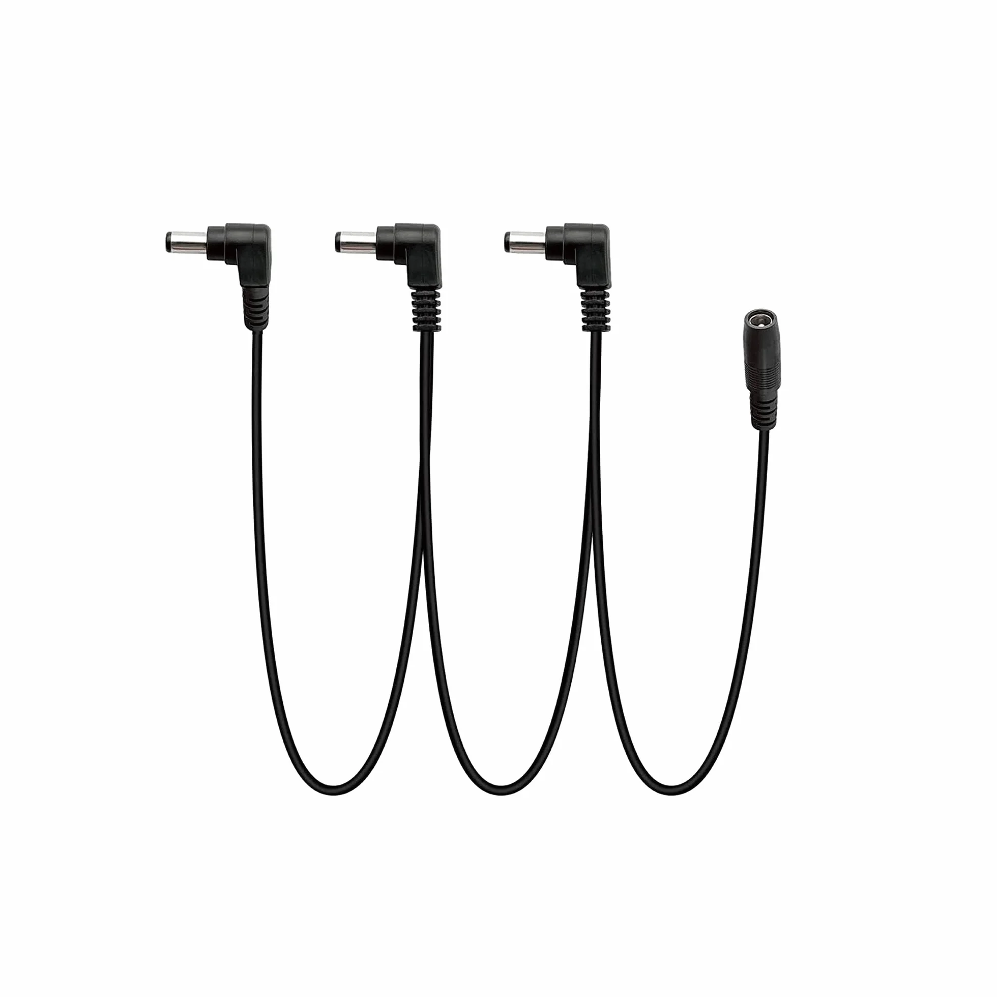 Musiclily Pro DC 9V Rozgałęźnik Jack Adapter 1 na 3-kierunkowy Kabel Zasilający Daisy Chain do Efektów Gitarowych
