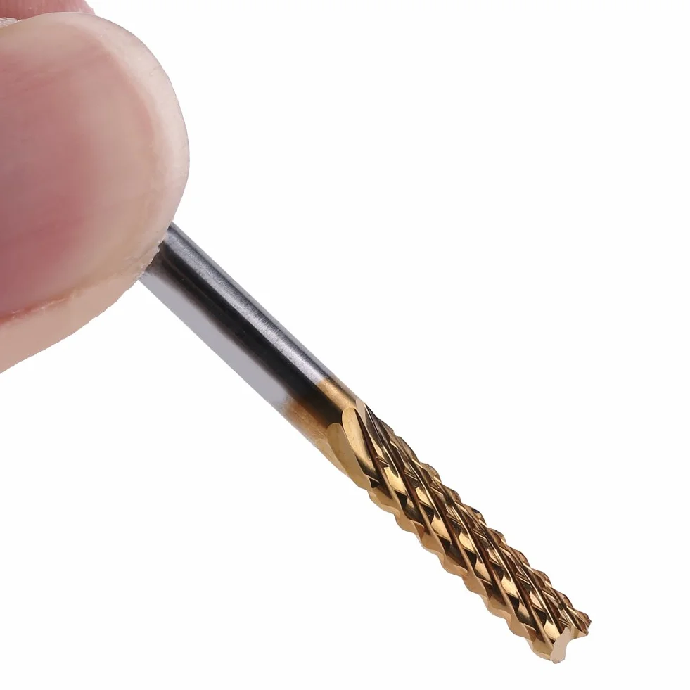 1 szt. 1,0 mm-3,175 mm kwadrat ogólny frez trzpieniowy z węglika spiekanego do płytek drukowanych z frezu obrotowym CNC (2,0 mm)