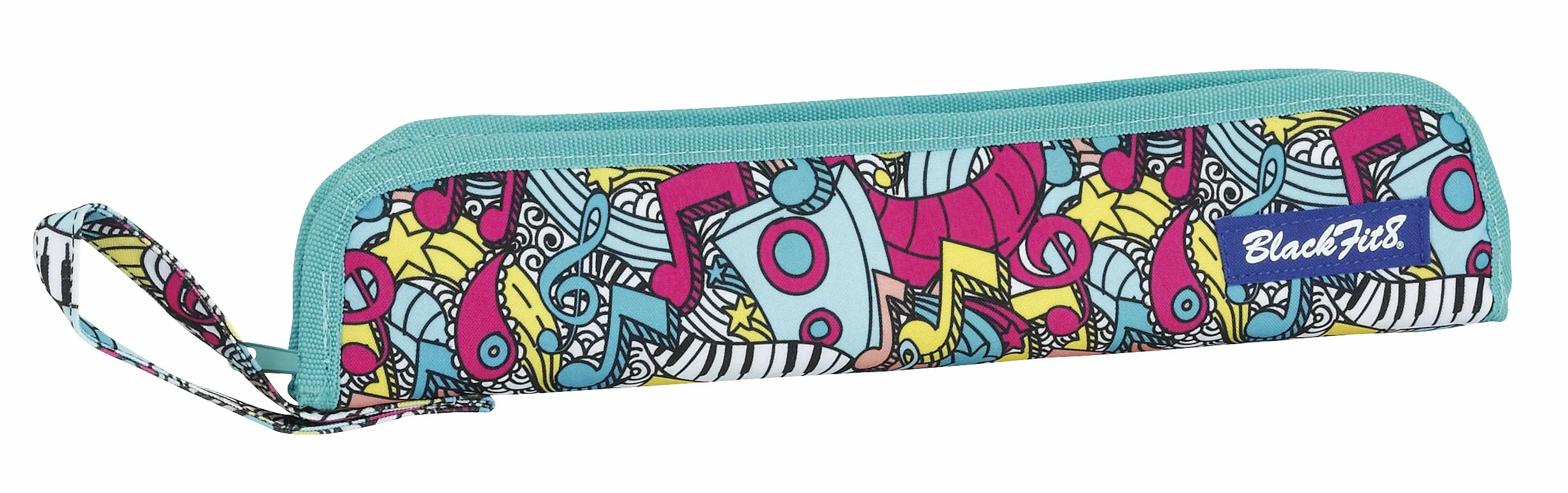 Portaflautas Surtido torba na flet oficjalny ochraniacz na flet (różne wzory), Wielokolorowy (wielokolorowy), 37 centimeters, Torba szkolna