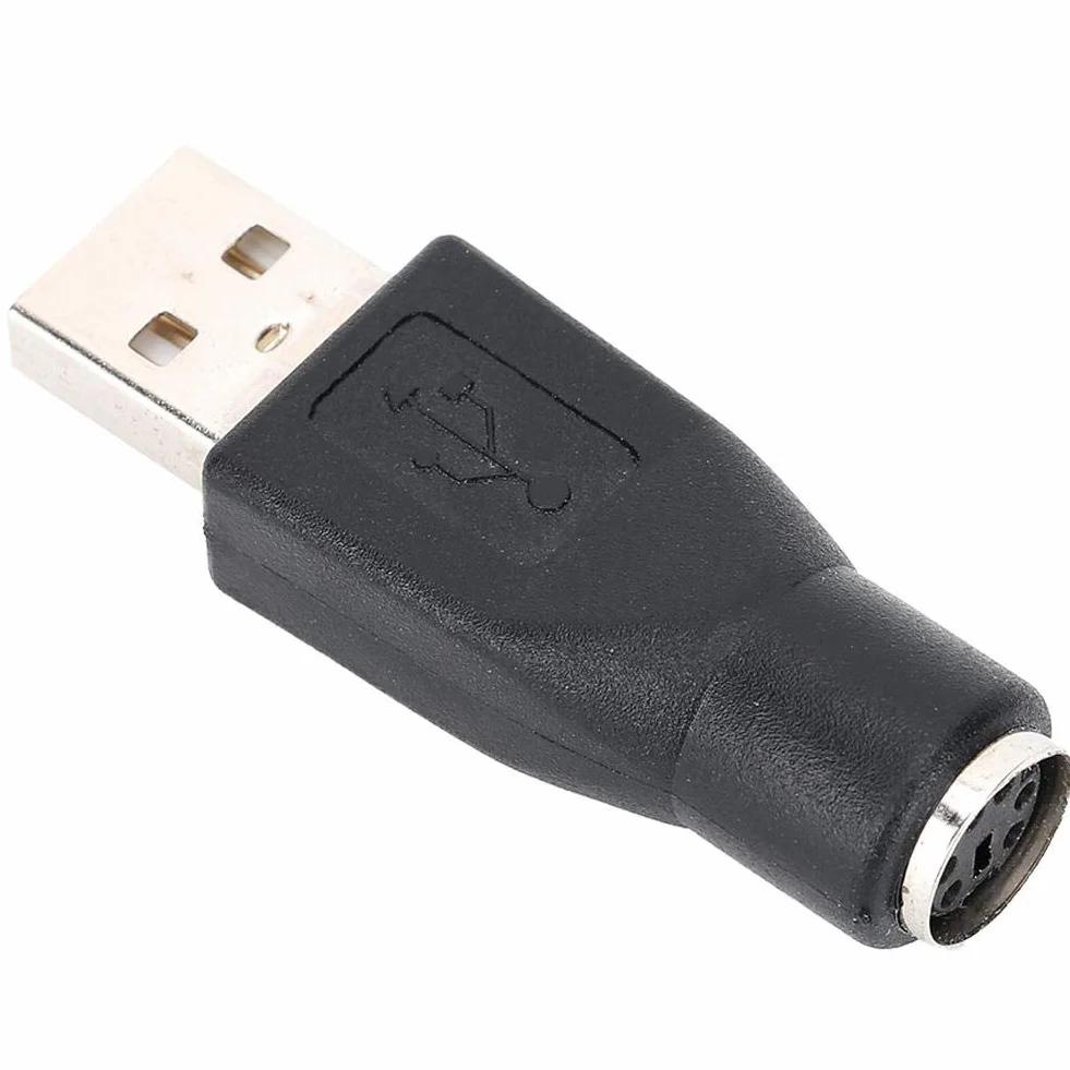 ASHATA 5 szt. adapter USB męski do konwerter myszy lub klawiatury, mały i przenośny, Plug and Play