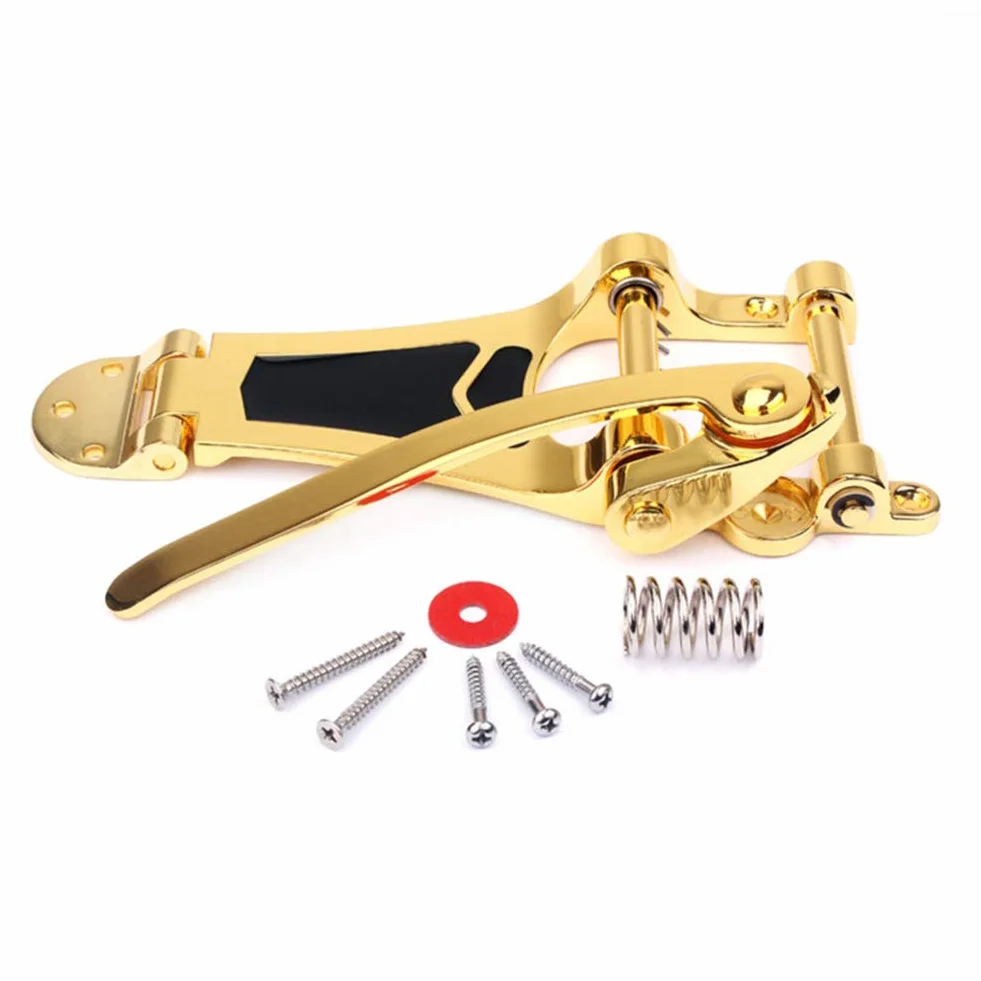 B7 gitara jazzowa Tremolo Vibrato Bridge końcówka do Gibson Bigsby ES355 Epiphone Gold