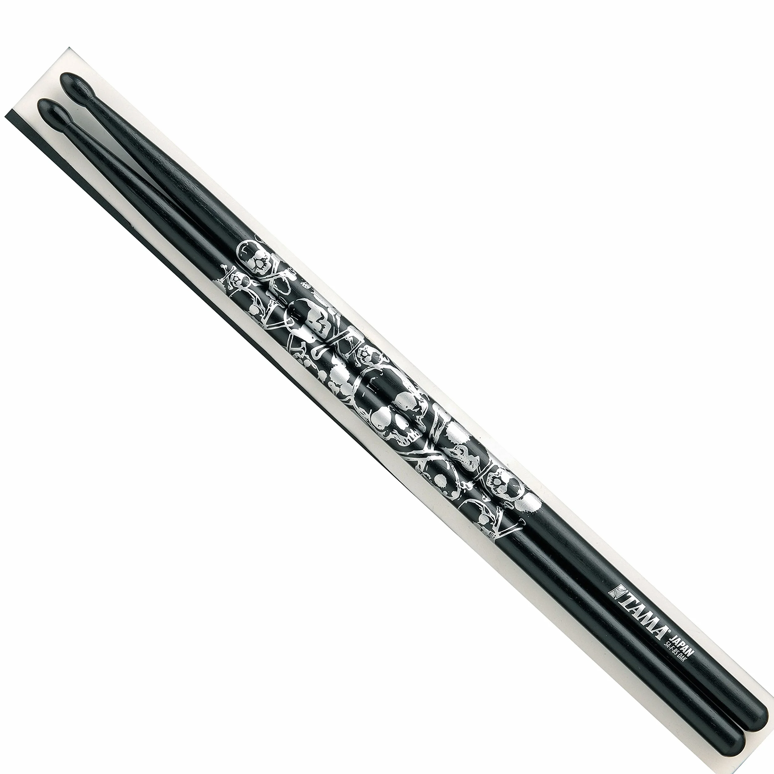 Tama TAMA-O7A-S-BS Pałeczki perkusyjne wzór czaszki czarna para długość 390 mm średnica 13 mm