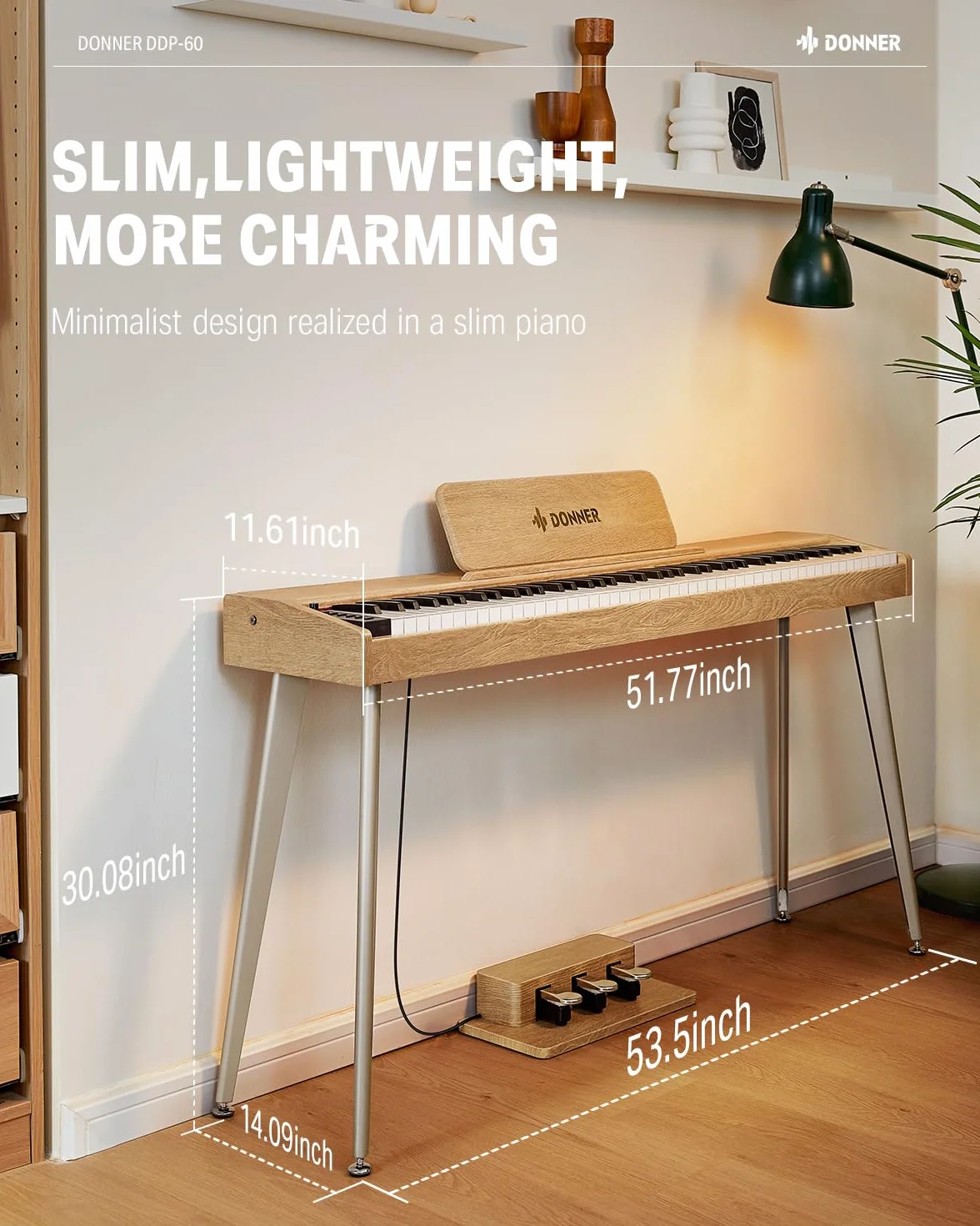 DONNER Pianino cyfrowe DDP-60