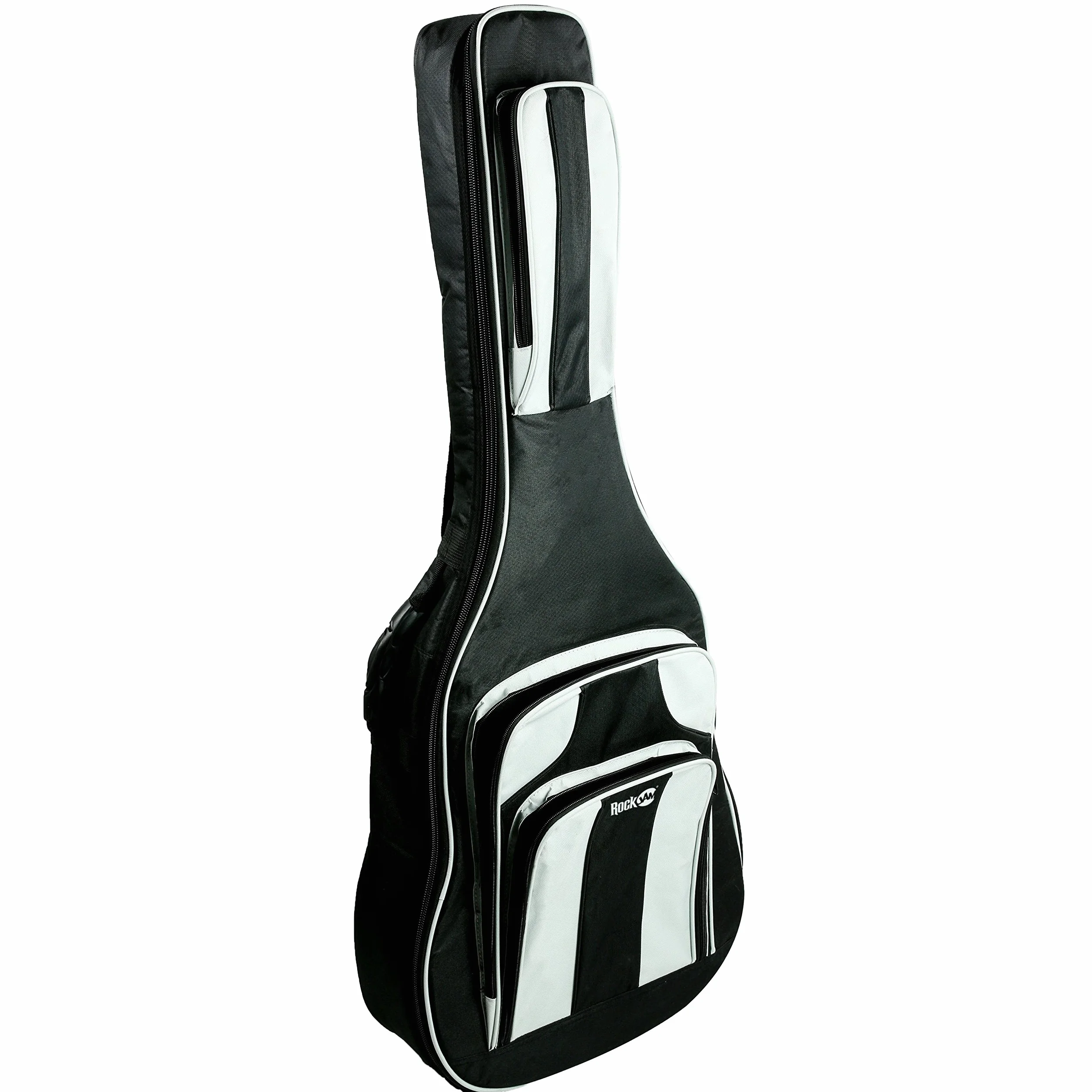 RockJam DGB-04 Deluxe torba na gitarę elektryczną i torba na gitarę akustyczną