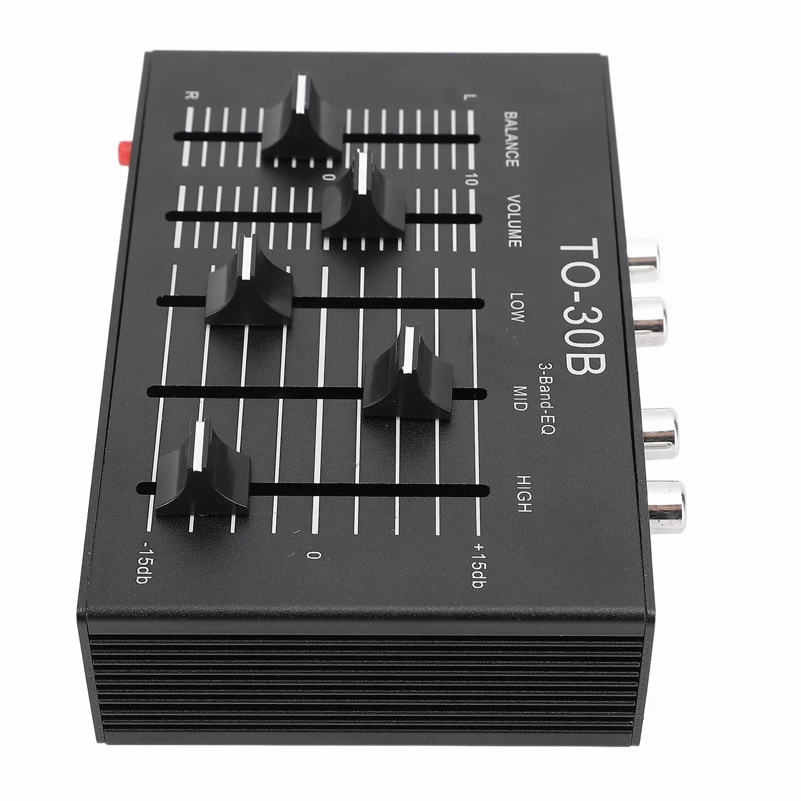 Equalizer Equalizer Stereo Przedwzmacniacz, 3-pasmowy Balans Regulacji Głośności Kanału Dźwiękowego, dla Elektroniki, Gramofony, Gitary