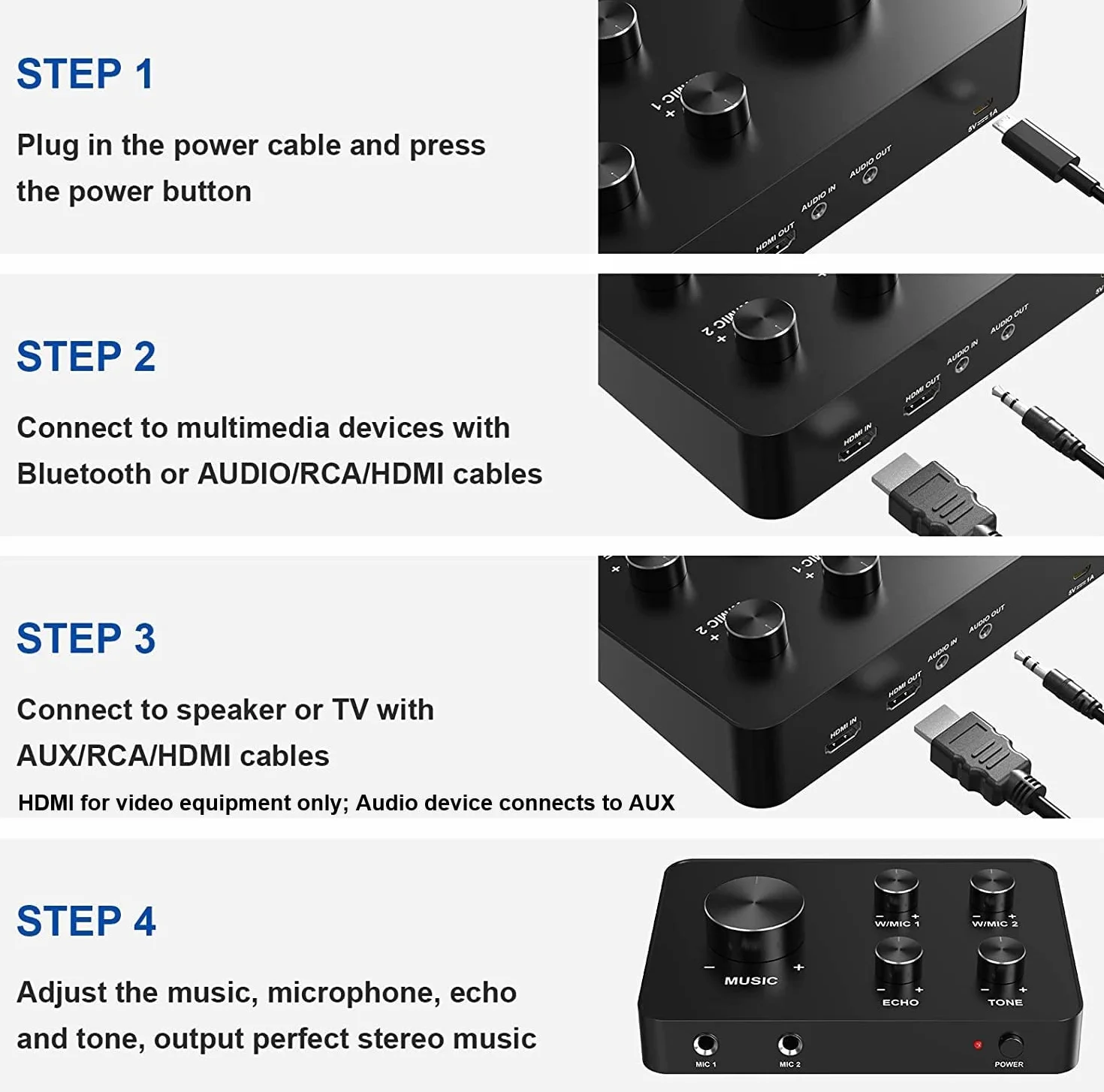 Bezprzewodowy mikrofon karaoke UHF Dual Portable Micro Bluetooth systemy mikrofonowe do karaoke, TV, PC, imprezy, DJ, głośnik, spotkanie, kościół, ślub, 100FT