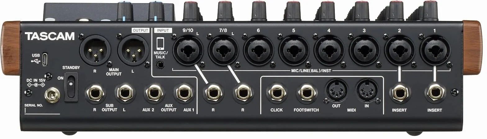Tascam Model 12 Mikser, Wielokolorowy, 36 x 34 x 4 cm