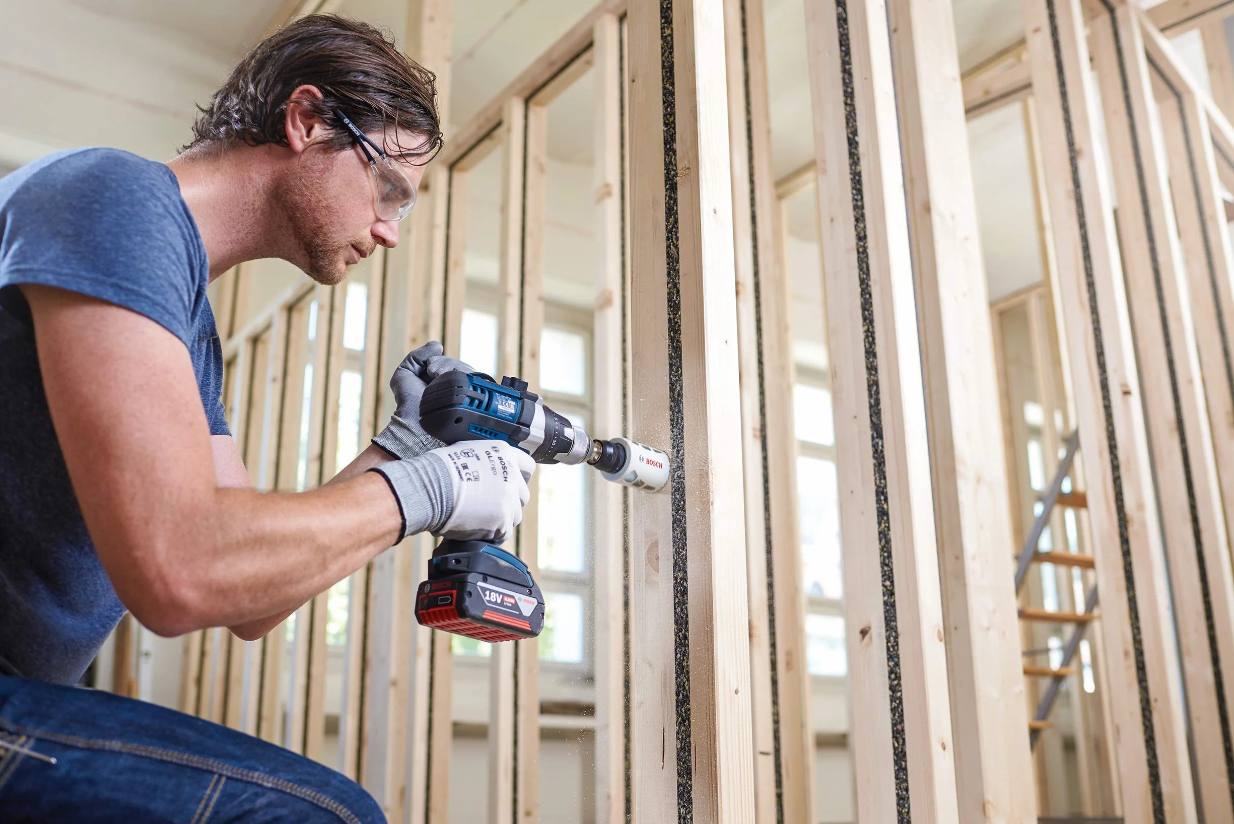 Bosch Professional 14-częściowy Zestaw Otwornic Progressor for Wood & Metal Universal Set (Ø 20-76 mm, Akcesoriów Wiertarek)