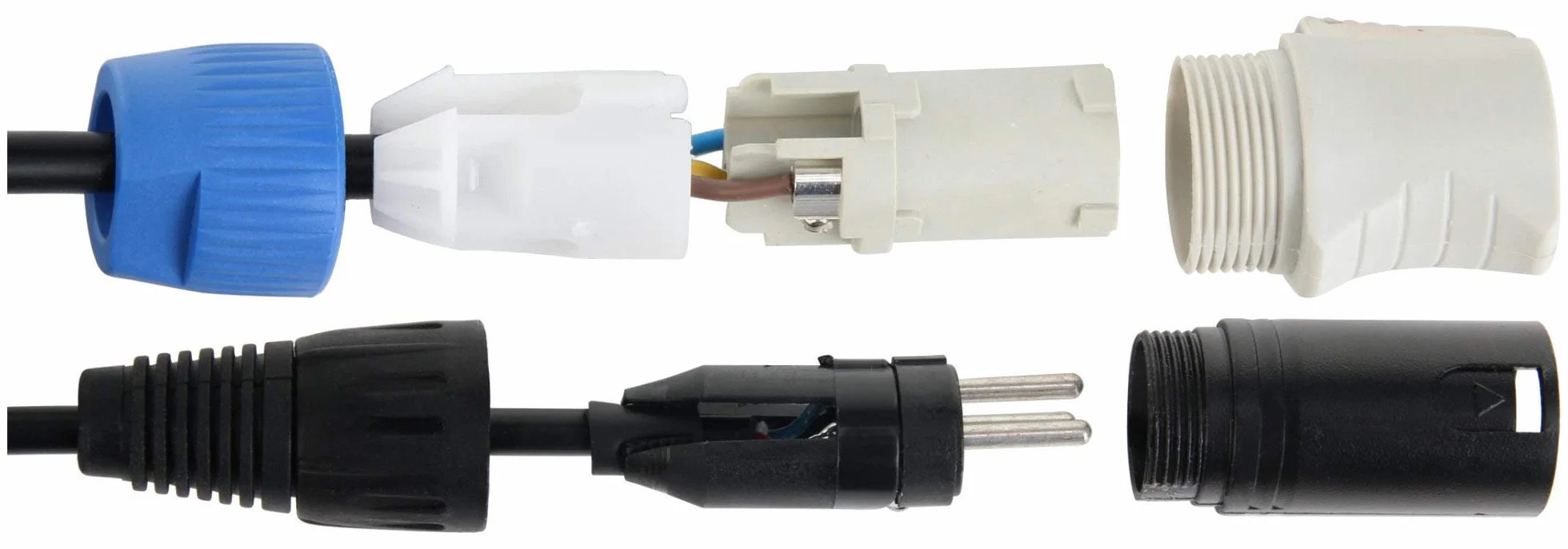 Pronomic Stage PPD-10 kabel hybrydowy Powerplug/DMX 10 m (idealny do okablowania efektów świetlnych i oświetlenia scenicznego)