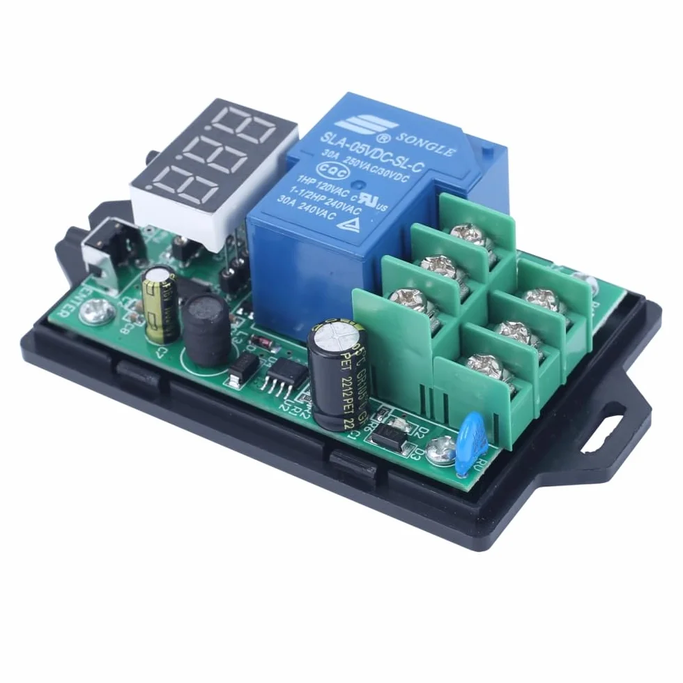 Moduł monitorowania napięcia z opóźnieniem, A30-U1 DC 0-99,9 V Voltage Monitor moduł, programowalny kontroler przekaźnika opóźniającego, ochrona baterii
