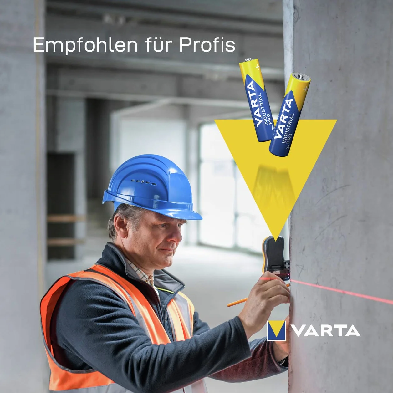 VARTA Baterie AAA, opakowanie 40 szt., Industrial Pro, Baterie Alkaliczne, 1,5V, pakiet do przechowywania in ekologiczne opakowanie, Made in Germany [Wyłącznie w Amazon]