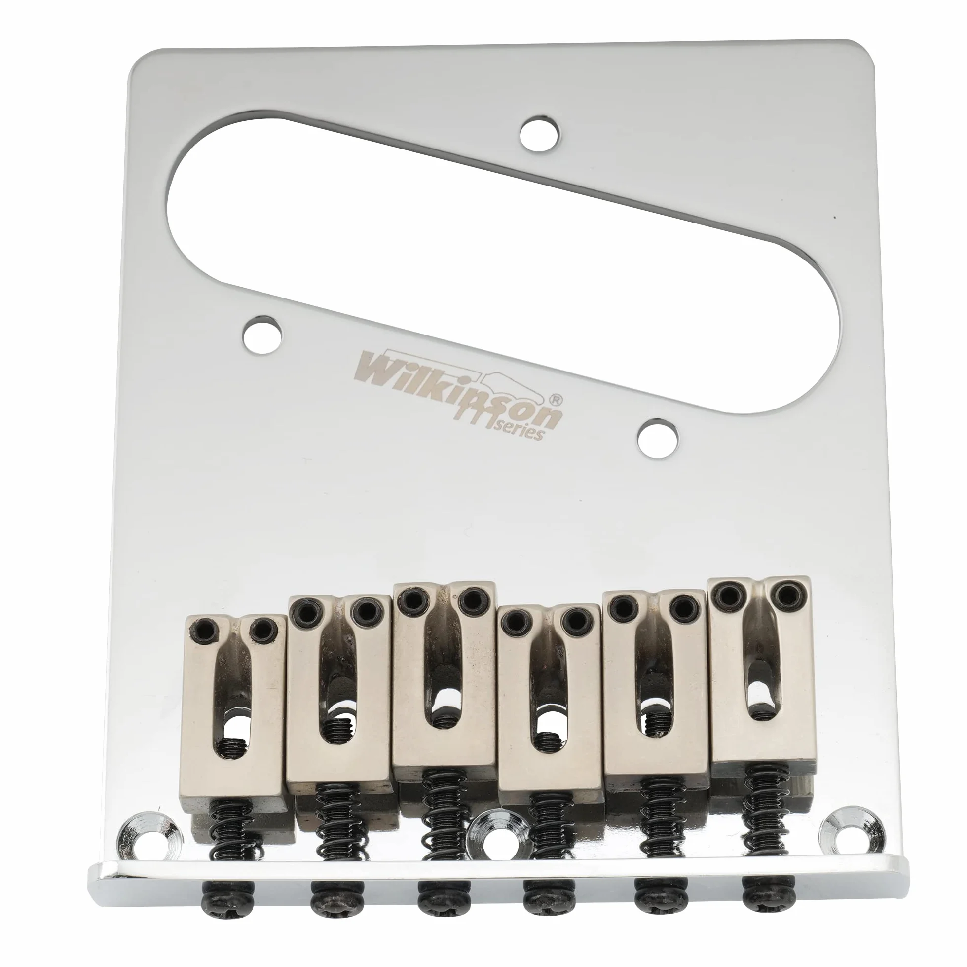 Wilkinson WOT03 Telecaster Bridge Modern 6 siodełek chrom do gitary elektrycznej