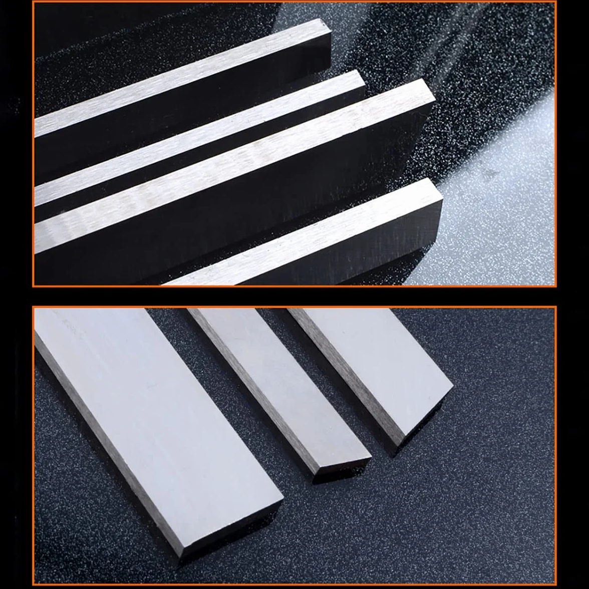 Tokarka cnc ze stali HSS płaskownik kwadratowy pasek twardość HRC 66-69 stal szybkotnąca frezowanie grawerowanie narzędzie tokarskie Bit długość 200mm 1pc (Size : 8 x 8 x 200mm)