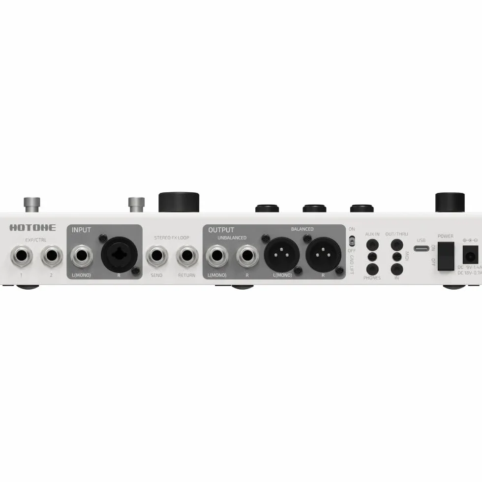 HOTONE Procesor z wieloma efektami ekran dotykowy gitara bas modelowanie MIDI I/O Stereo OTG interfejs audio