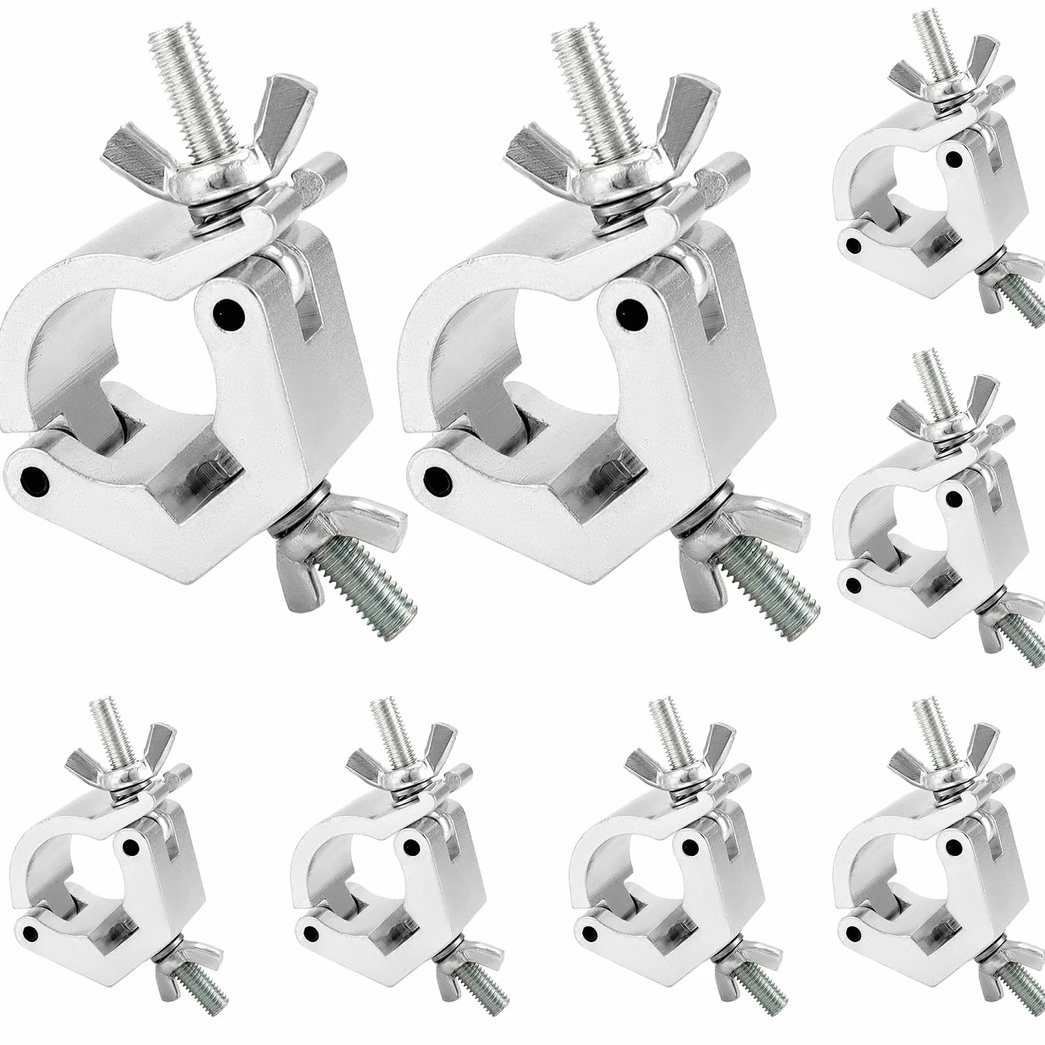 QWORK zaciski poprzeczne 30-36 mm udźwig 100 kg ze stopu aluminium