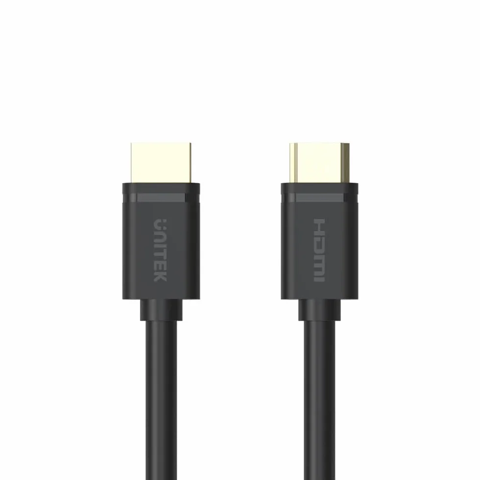 UNITEK BASIC kabel HDMI / 2 metry, czarny/licencja HDMI/Full HD, 2K, 4K, 3D i inne/Ethernet idealny do PlayStation, Xbox, TV, PC/Y-C138M