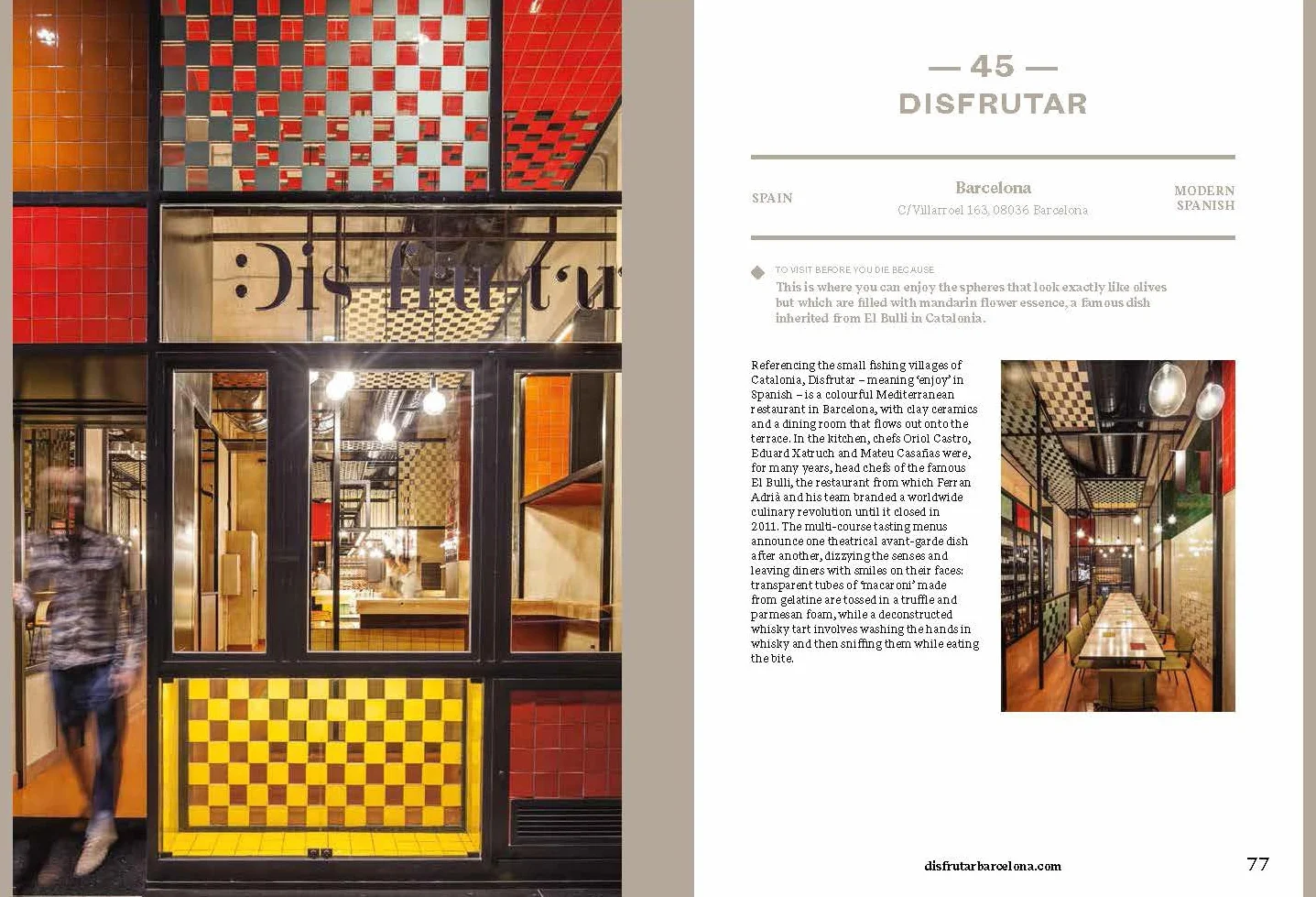 150 Restaurants You Need To Visit Before You Die (revised edition) /anglais