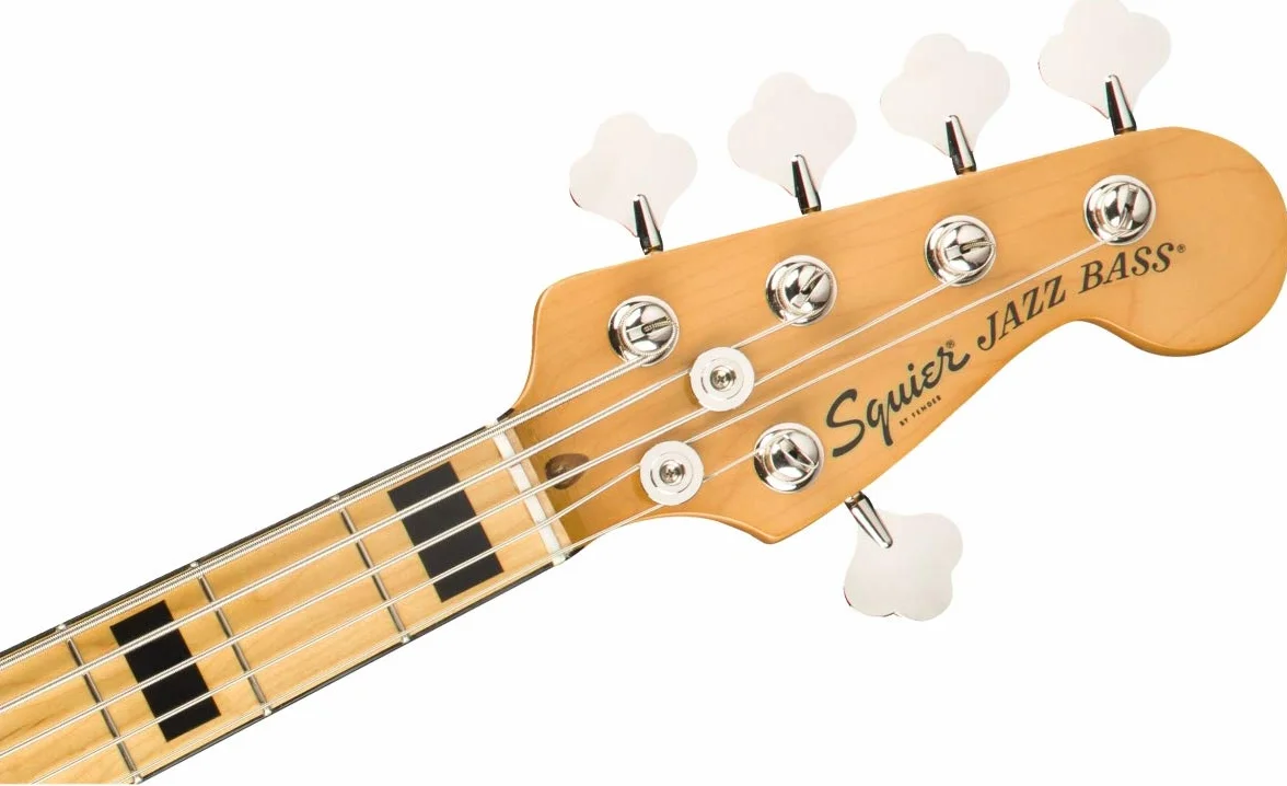 Squier by Fender Classic Vibe '70s Jazz Bass V, gitara basowa, klonowa podstrunnica, czarna