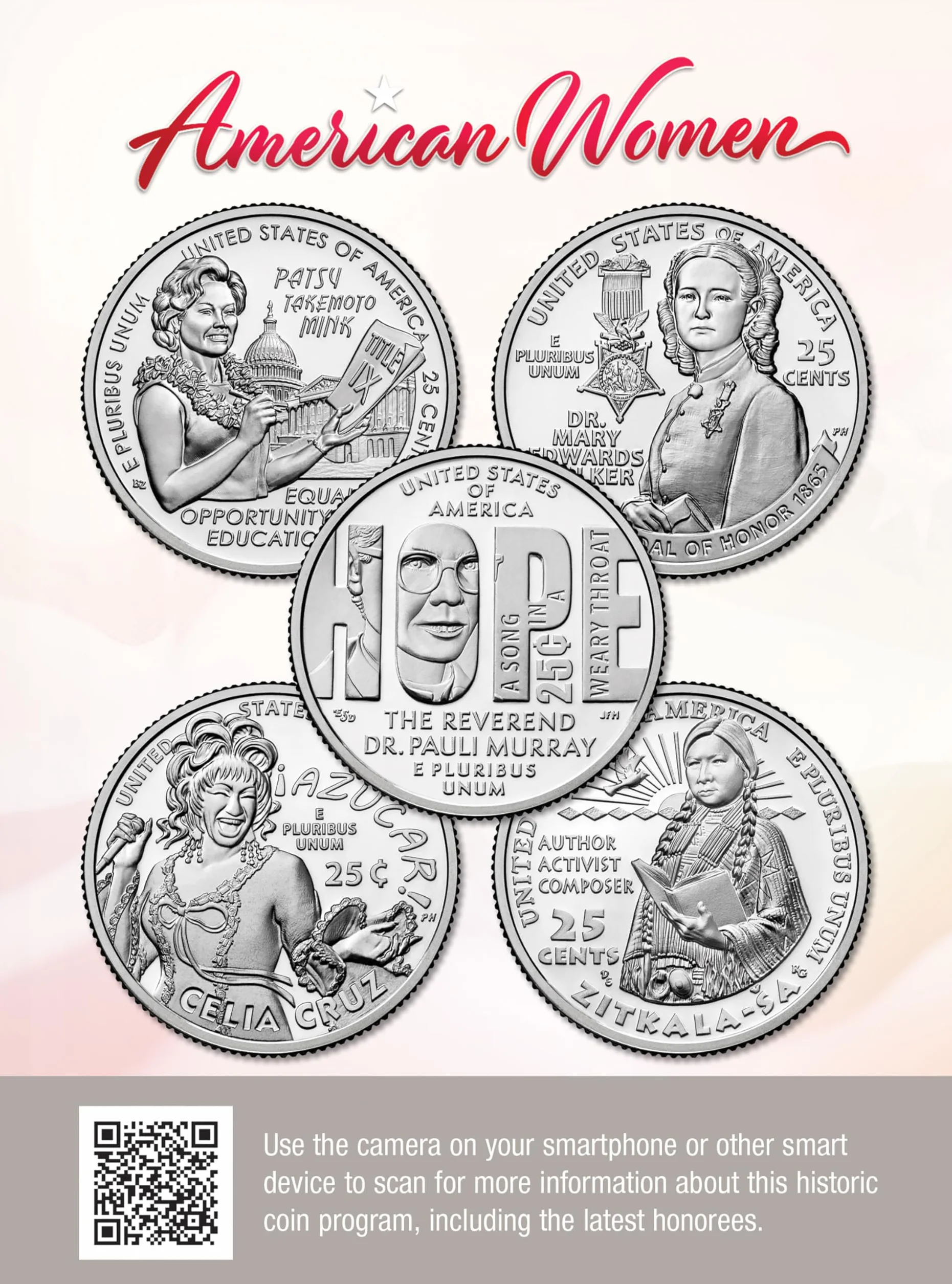Folder, American Women 2022-25 (Single Mint): Single Mint Folder