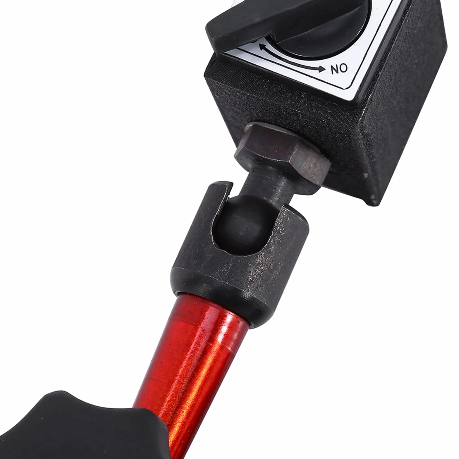 Uchwyt Czujnika Zegarowego, Czujnik Zegarowy z podstawą magnetyczną 13 * 7 * 3cm Profesjonalny Mini Uchwyt Magnetyczny do Miernika Cyfrowego ze Stojakiem