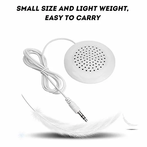 Brrnoo Przenośny głośnik DIY poduszka głośnik, mini głośnik stereo 3,5 mm mini głośnik stereo do telefonu MP3 CD