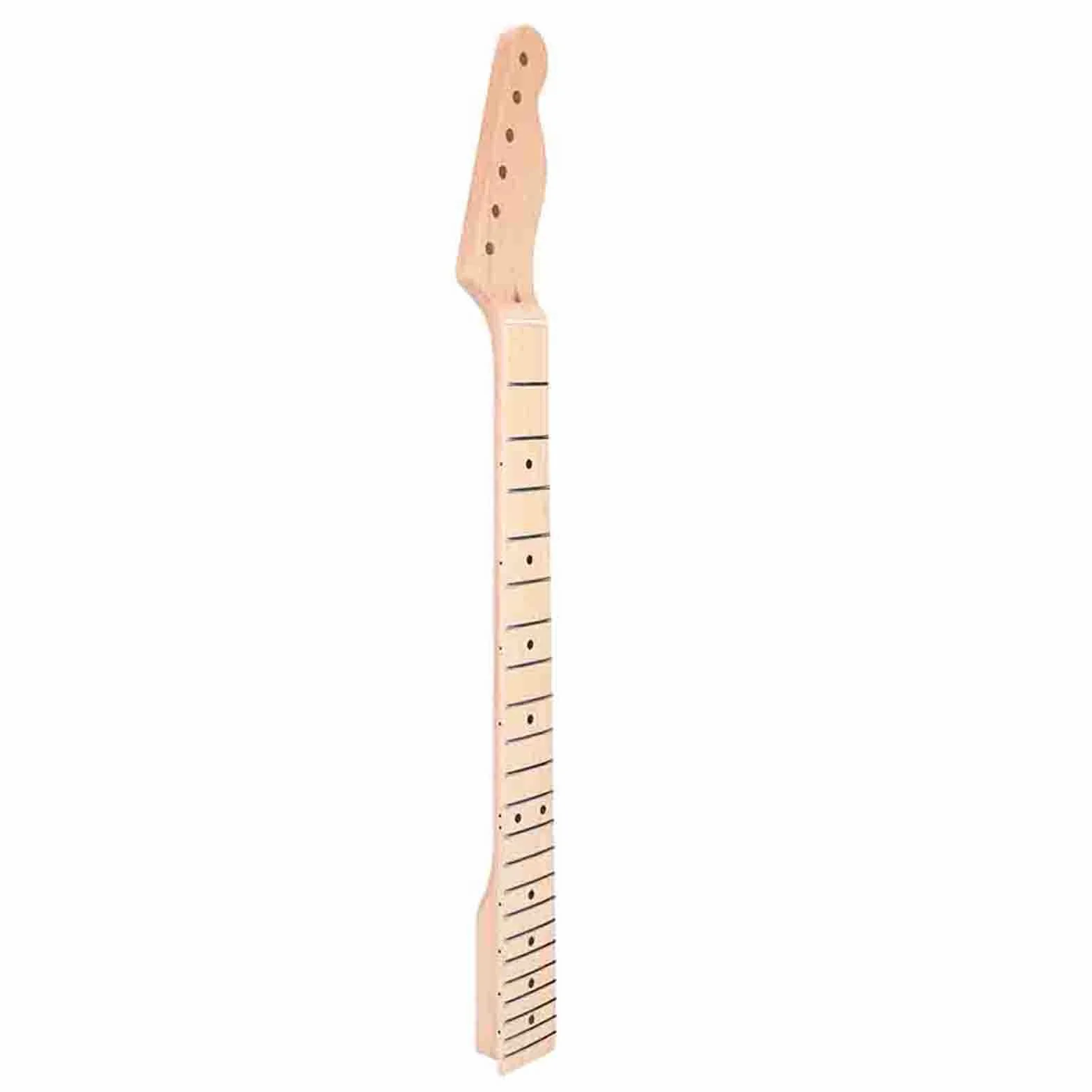 Gryf Gitary, 22 Progi Klon Drewniany Gryf Gitary Elektrycznej z Czarnymi Kropkami do Gitar w Stylu TL (Brak tylnej linii środkowej)