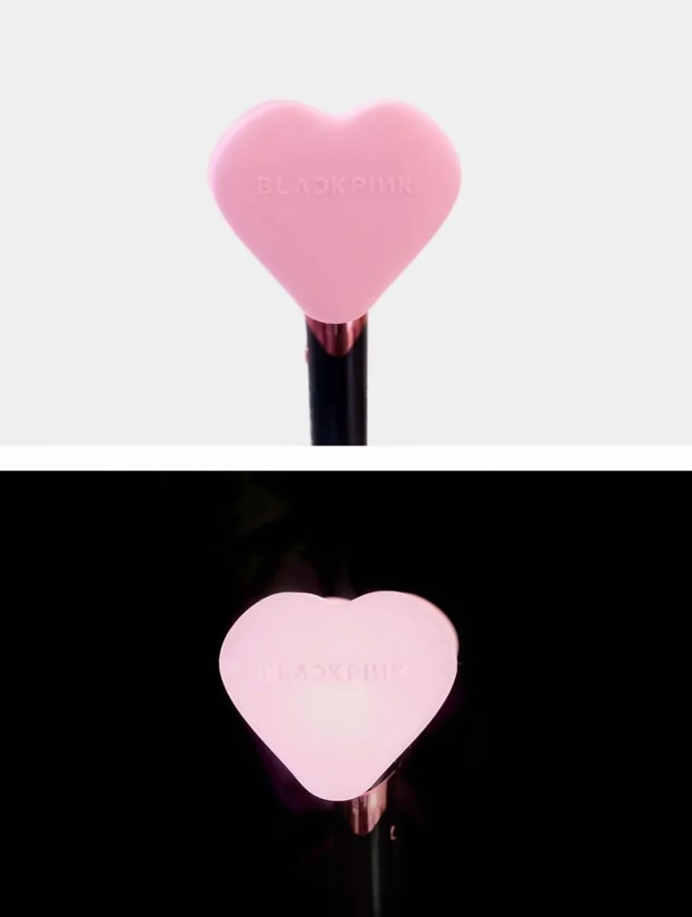 Blackpink LED Glow Stick akcesoria koncertowe czarne 9 cm x 25,5 cm x 15,5 cm